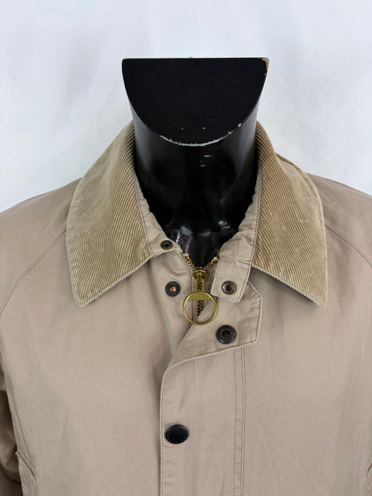 Giacca Barbour Lightweight Bedale Beige Small Man Beige Lightweight cotton jacket size Small