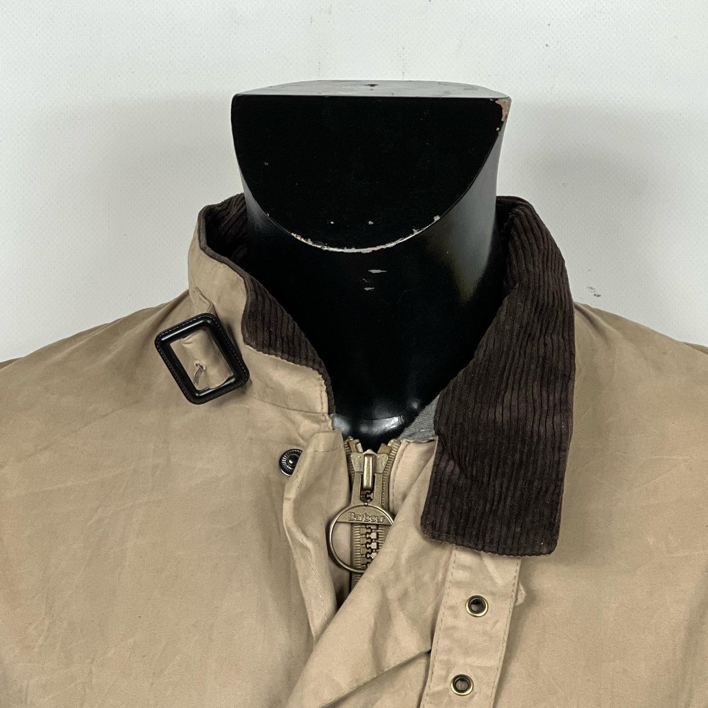 Giacca Barbour International Beige C40/102 cm - Barbour Beige Cotton Jacket Medium