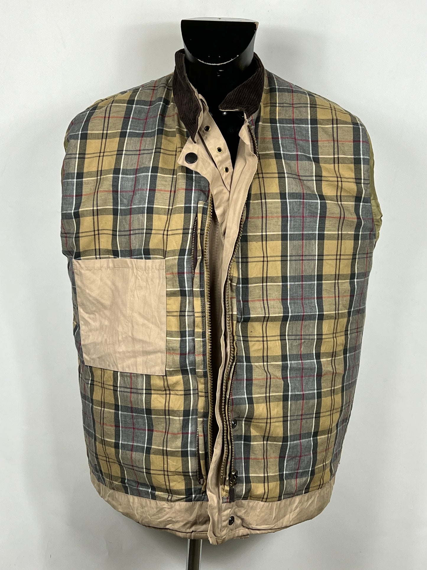Giacca Barbour International Beige C40/102 cm - Barbour Beige Cotton Jacket Medium