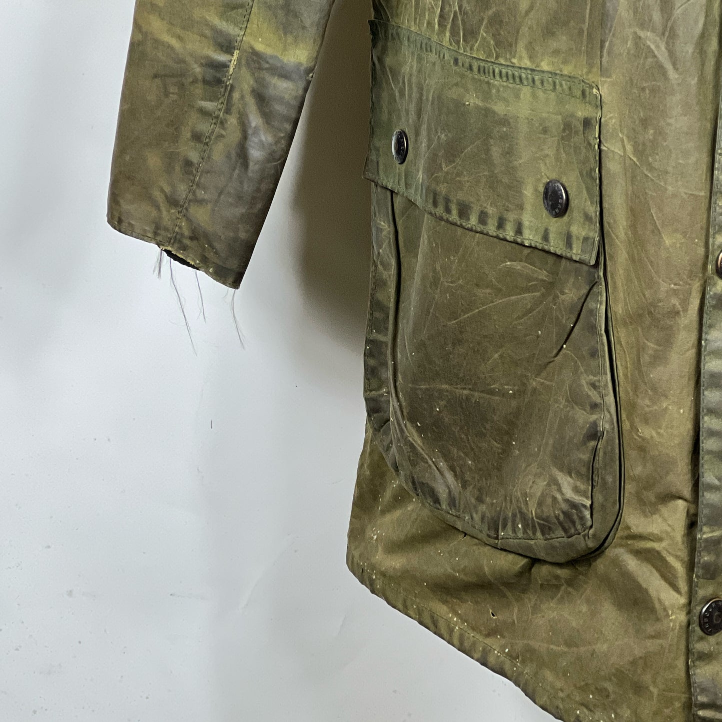 Barbour unisex Border Verde cotone Cerato C40/102cm Green Border Coat Size M