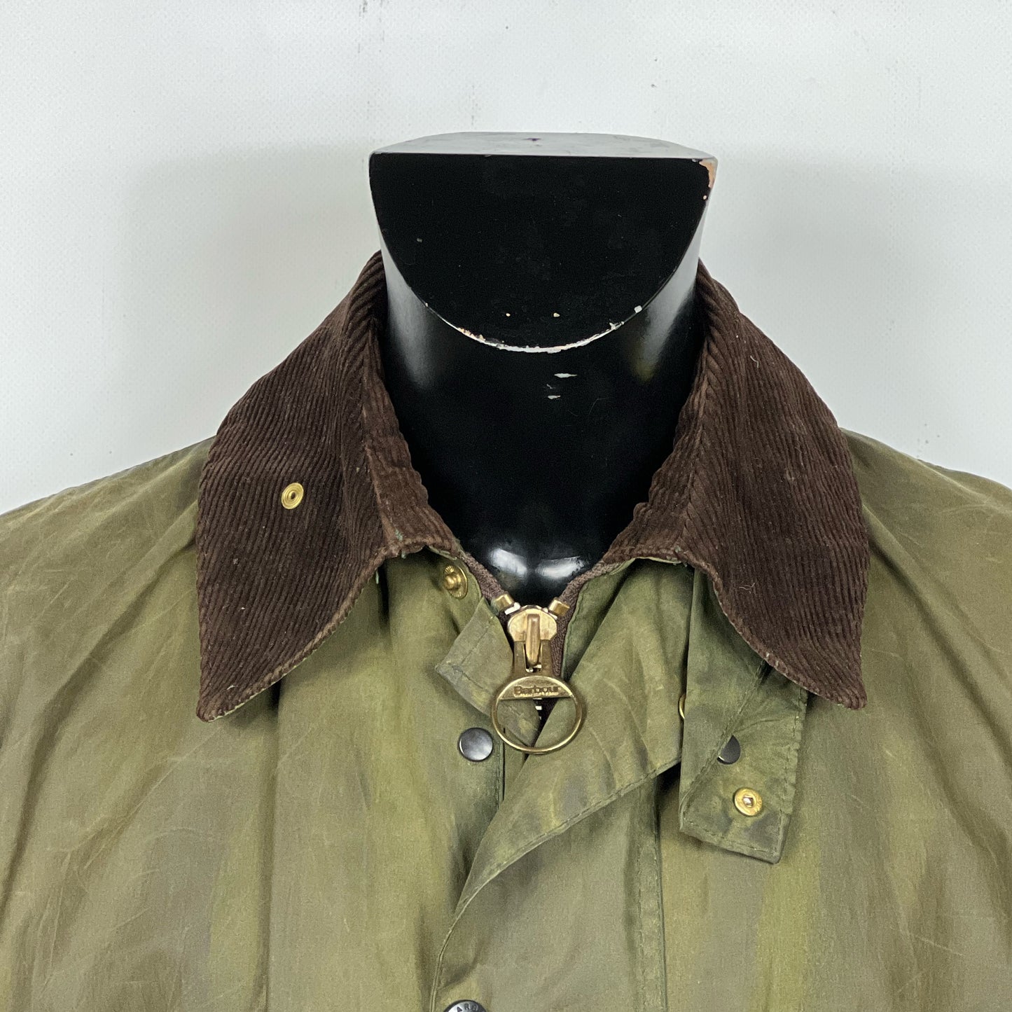 Barbour unisex Border Verde cotone Cerato C40/102cm Green Border Coat Size M