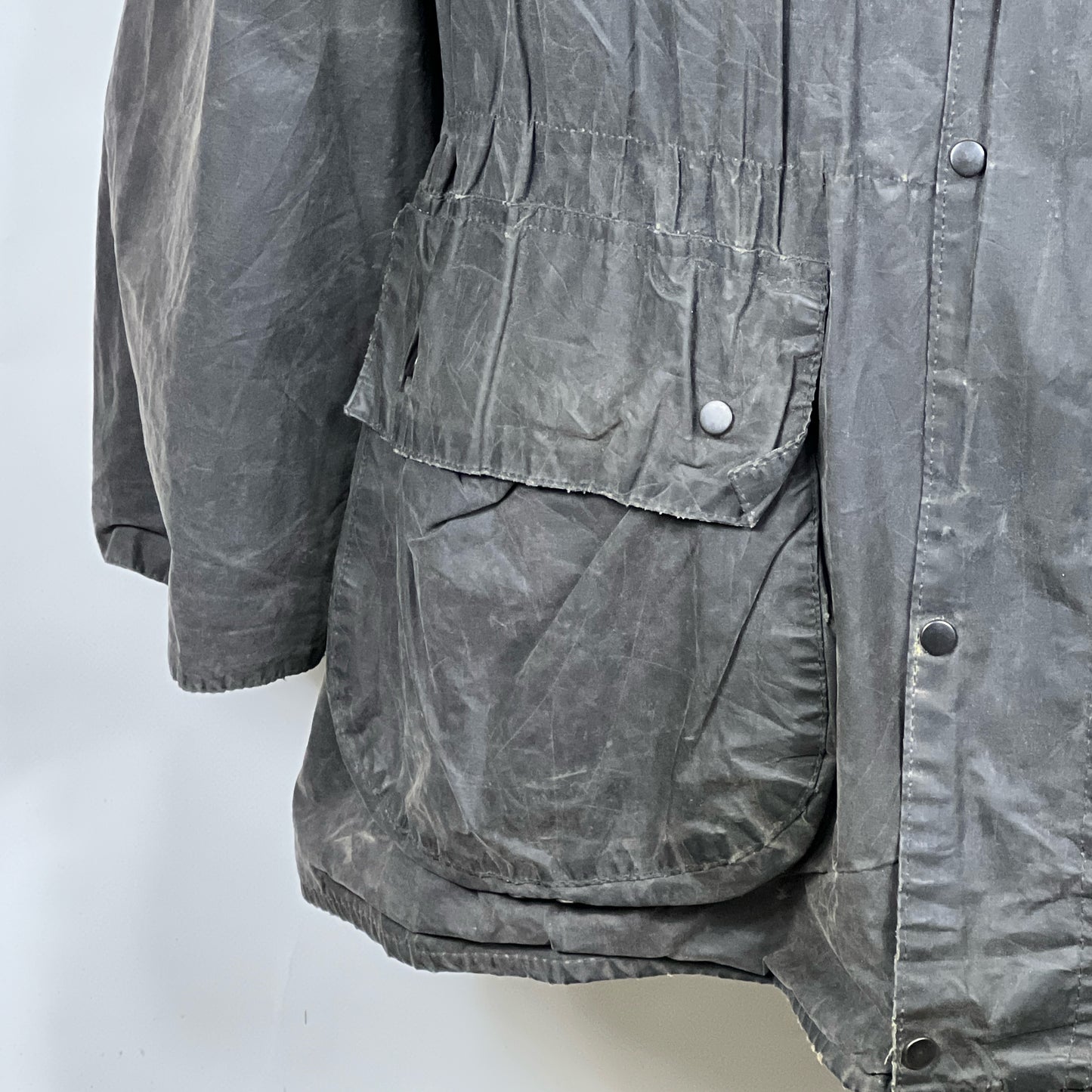 Giacca Barbour blu vintage Durham C40/102 cm- Waxed Durham Jacket size Medium