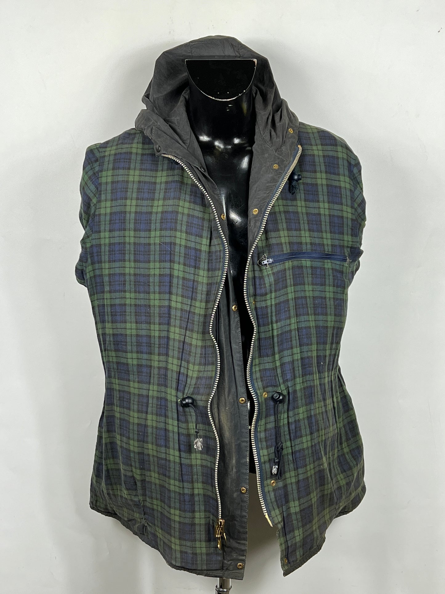 Giacca Barbour blu vintage Durham C40/102 cm- Waxed Durham Jacket size Medium