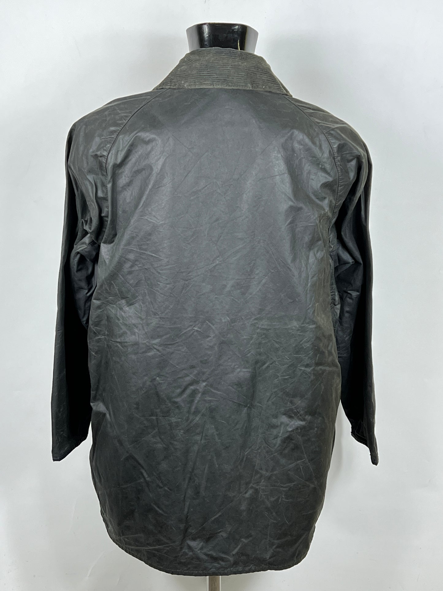 Barbour Giacca Beaufort blu C40/102 cm -Navy waxed Beaufort Jacket Size Medium