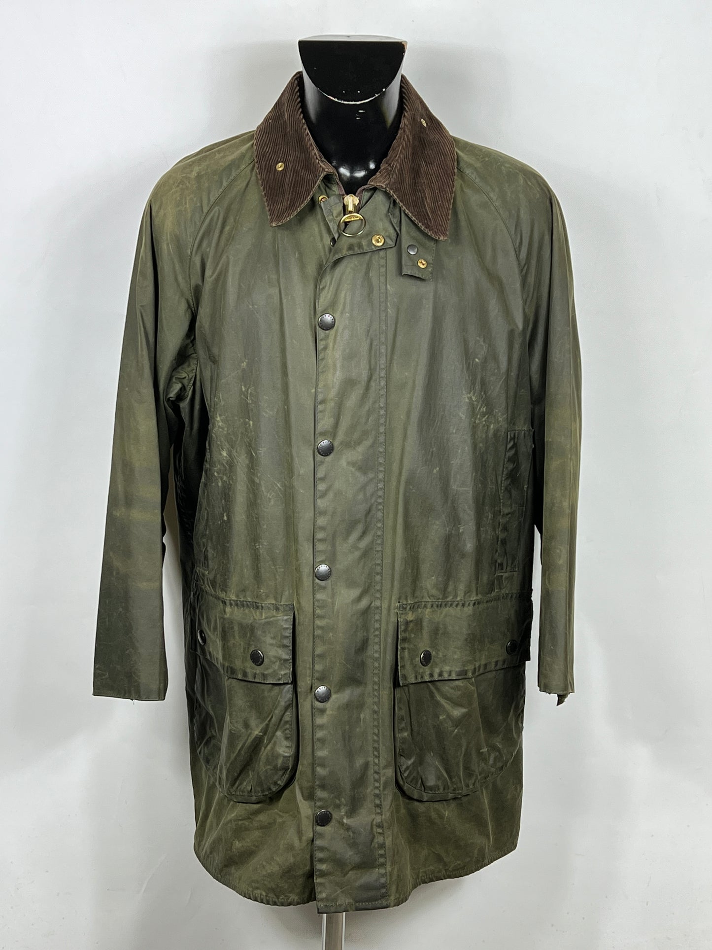 Barbour Gamefair Verde C42/107 cm Green Wax Vintage Gamefair Jacket c42 Large