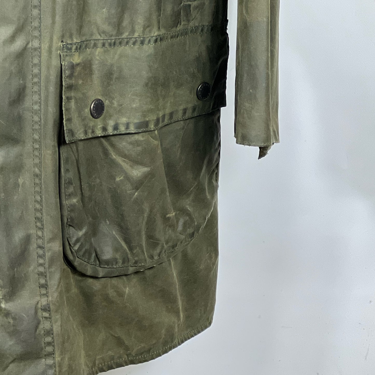 Barbour Gamefair Verde C42/107 cm Green Wax Vintage Gamefair Jacket c42 Large