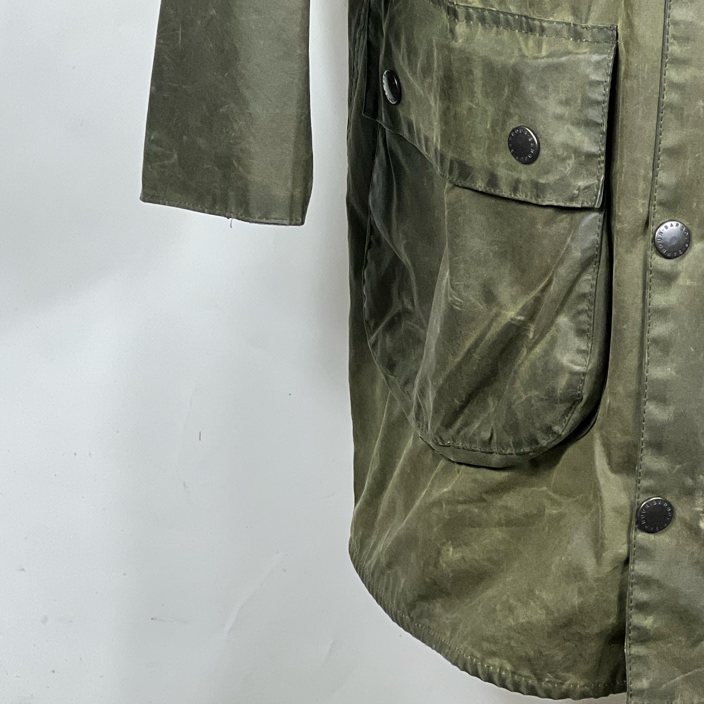 Barbour Gamefair Verde C42/107 cm Green Wax Vintage Gamefair Jacket c42 Large