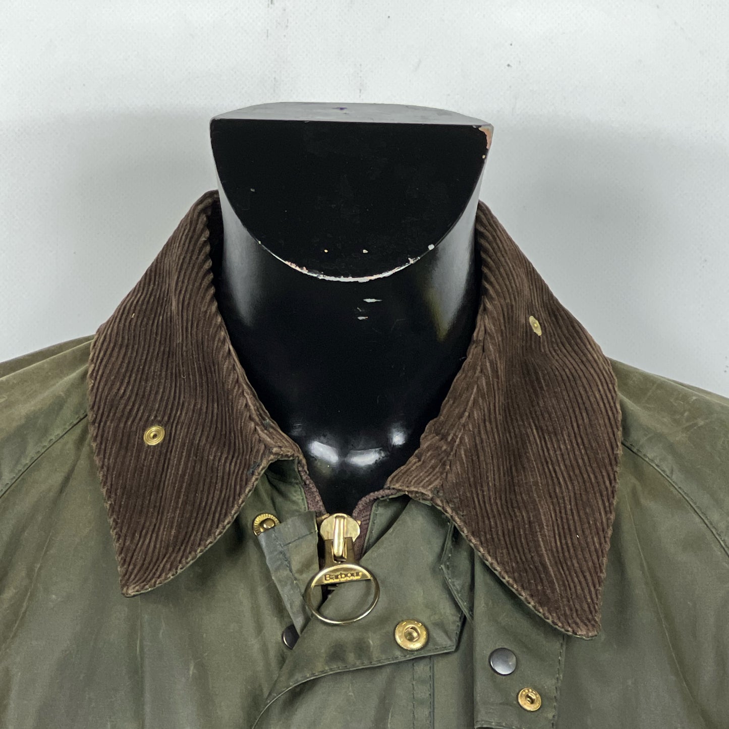 Barbour Gamefair Verde C42/107 cm Green Wax Vintage Gamefair Jacket c42 Large