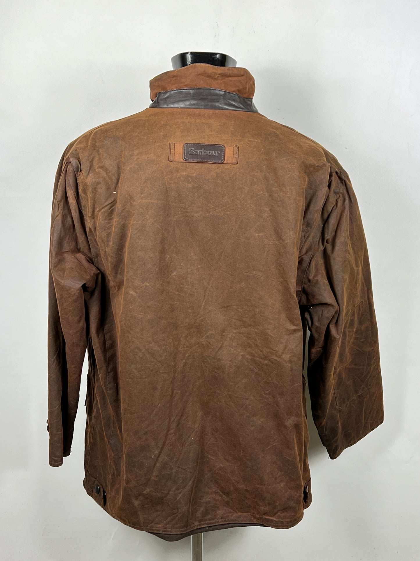 Barbour Giacca Uomo Bushman Marrone Large- Man Wax Brown Jacket Size L