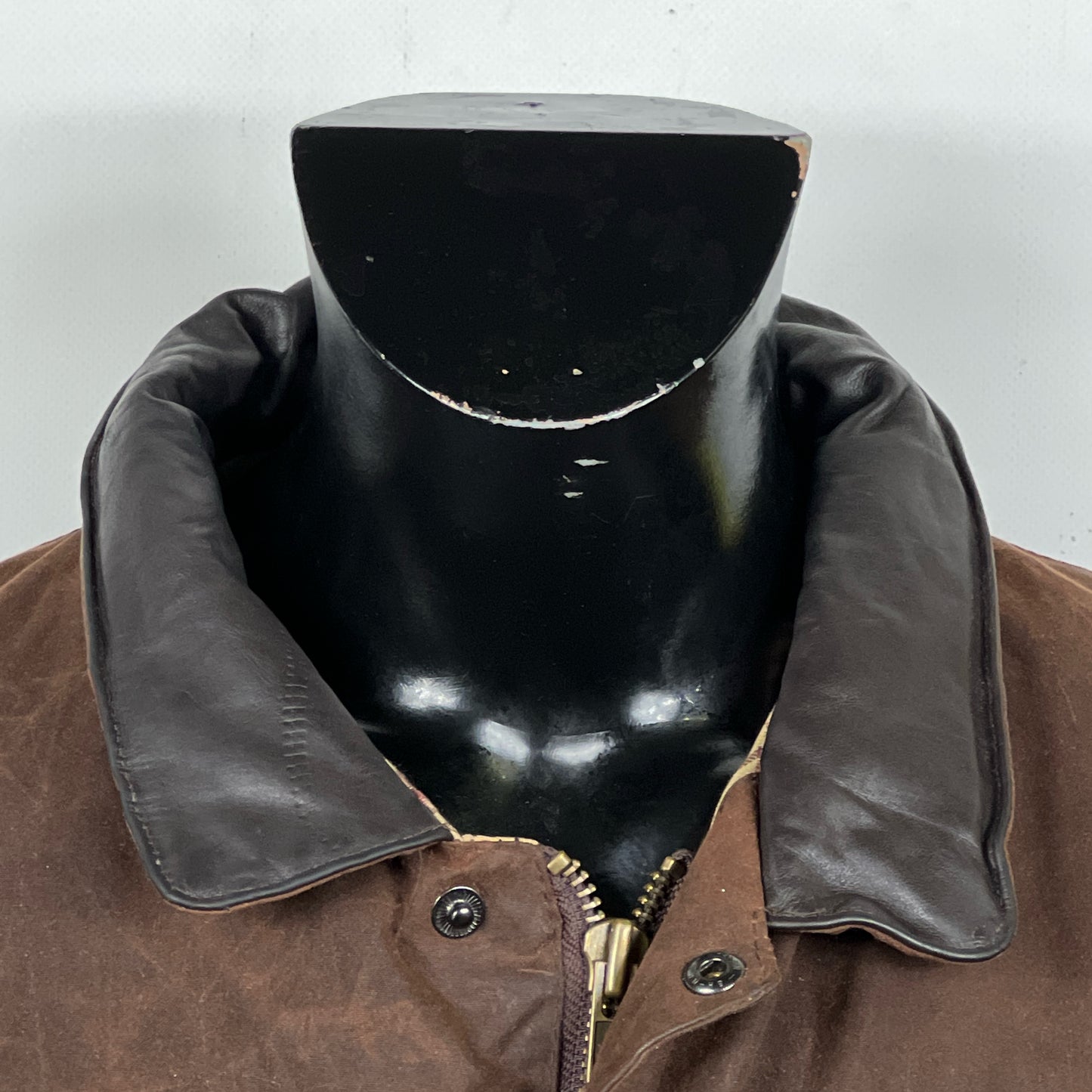 Barbour Giacca Uomo Bushman Marrone Large- Man Wax Brown Jacket Size L