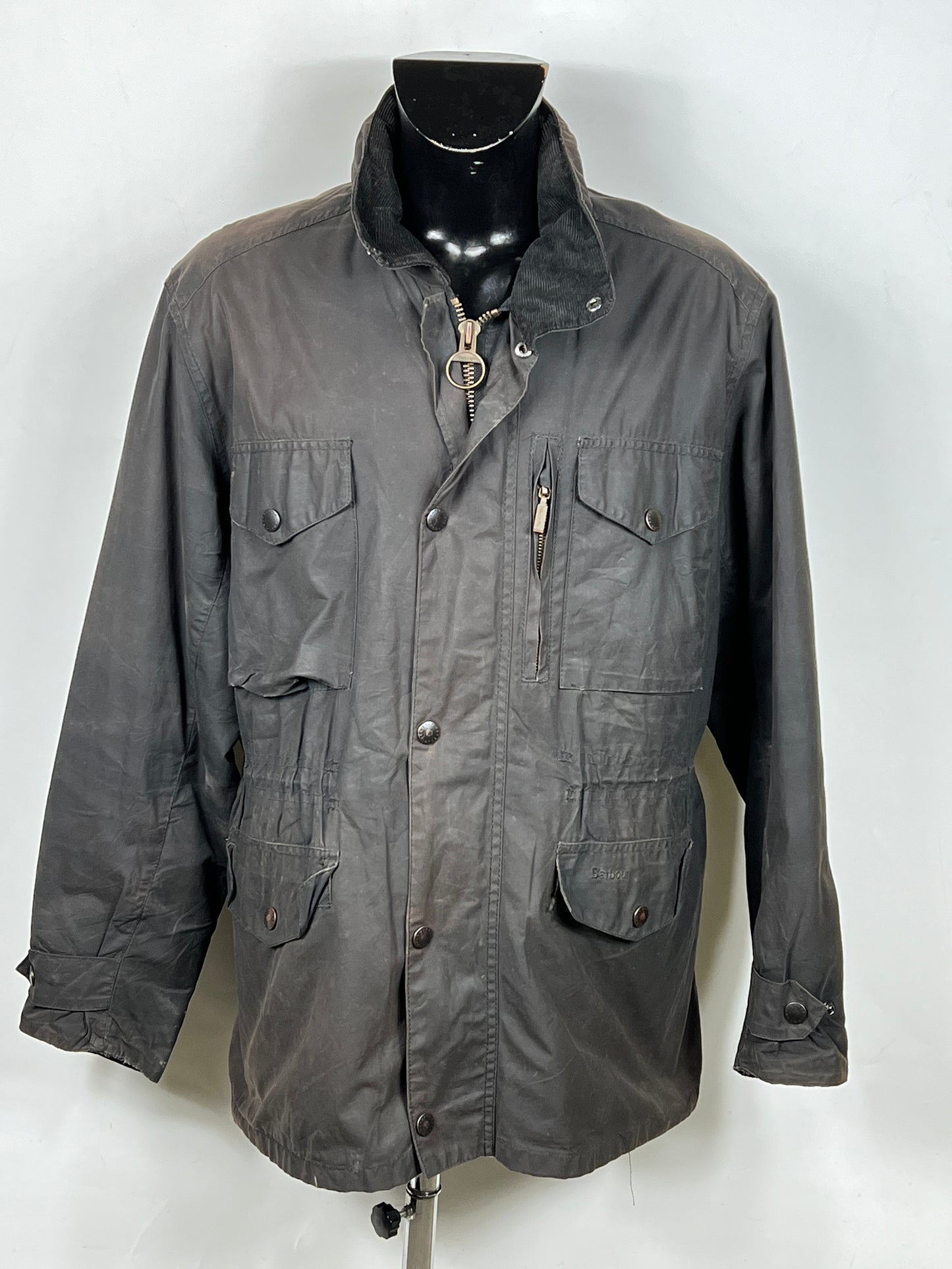 Barbour Giacca uomo nero Sapper Jacket Black Waxed Sapper Jacket Size L