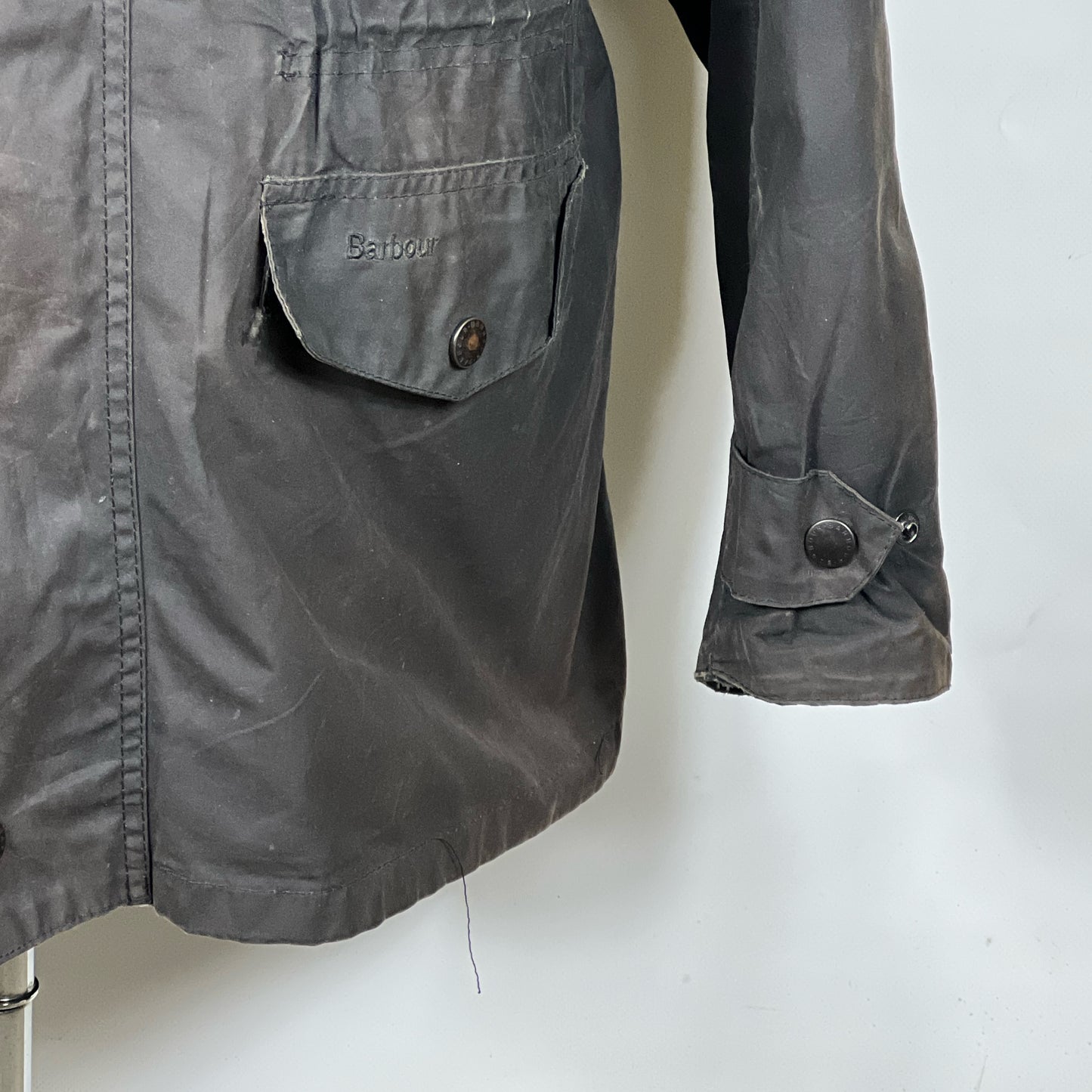 Barbour Giacca uomo nero Sapper Jacket Black Waxed Sapper Jacket Size L