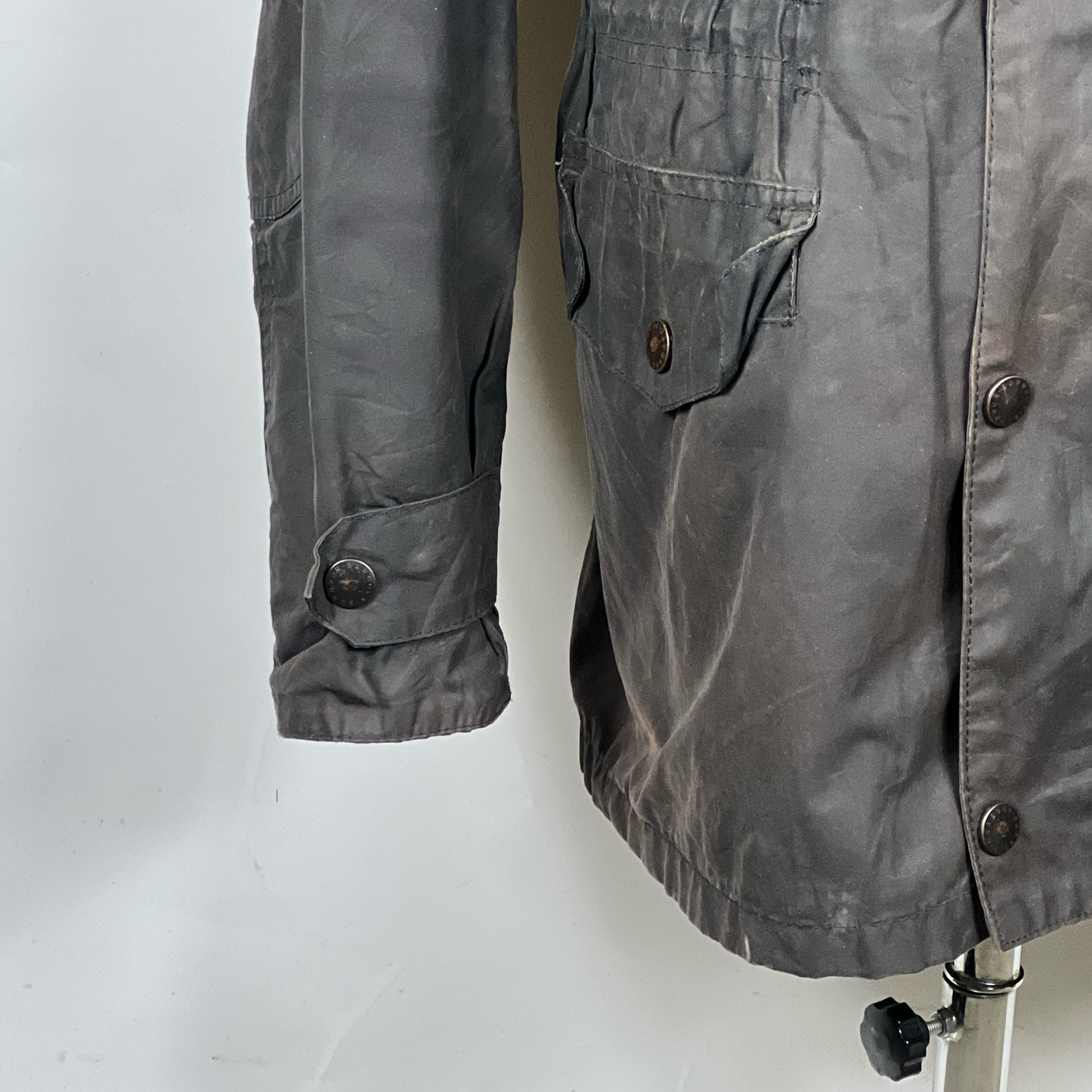 Barbour Giacca uomo nero Sapper Jacket Black Waxed Sapper Jacket Size L