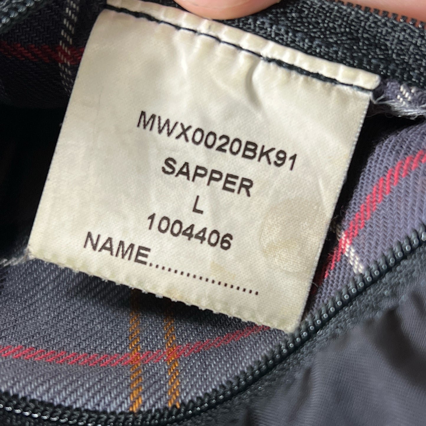 Barbour Giacca uomo nero Sapper Jacket Black Waxed Sapper Jacket Size L