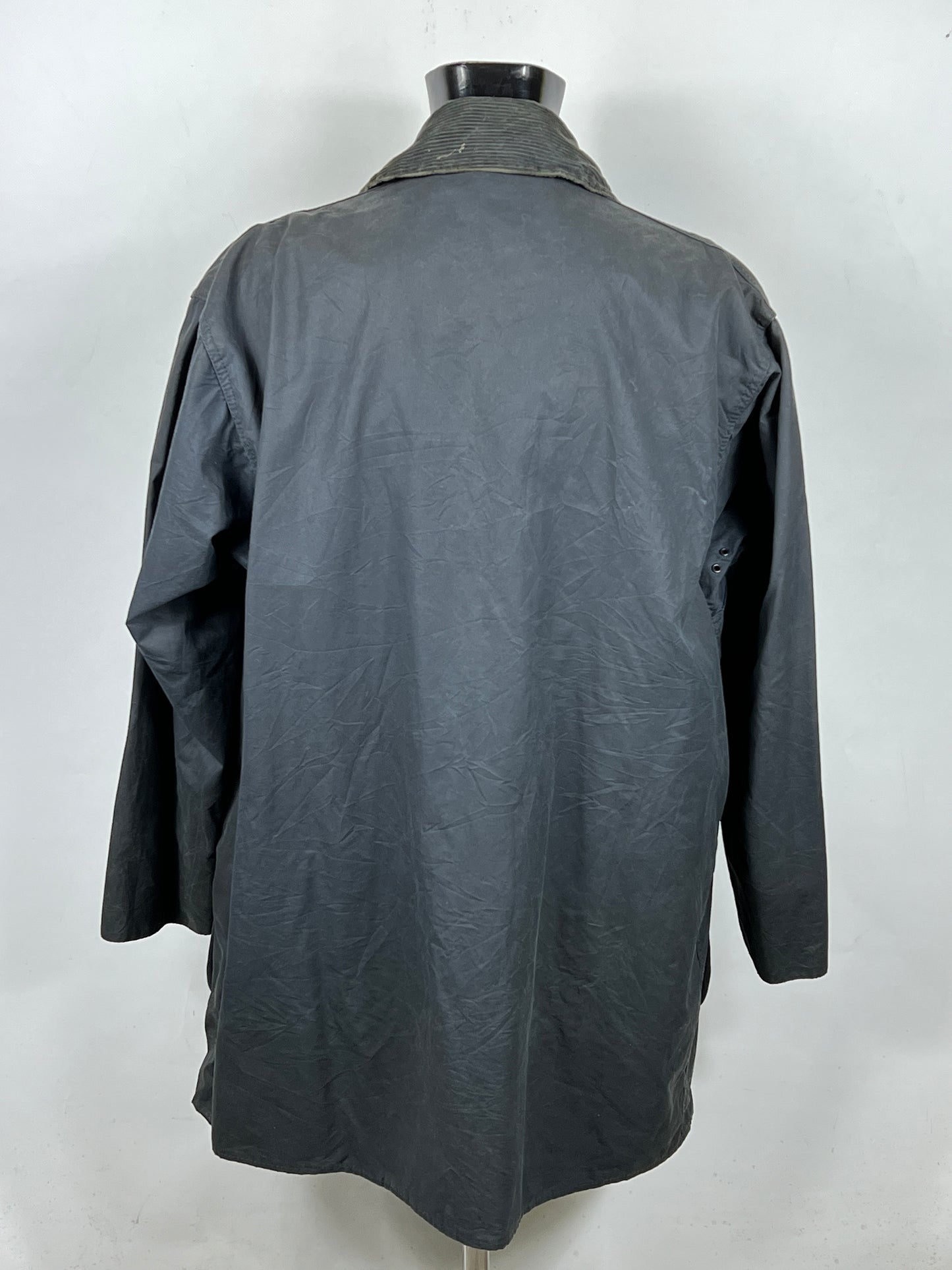 Barbour Uomo Border vintage Blu Cerato C44/112cm Navy Border Coat Large/XL