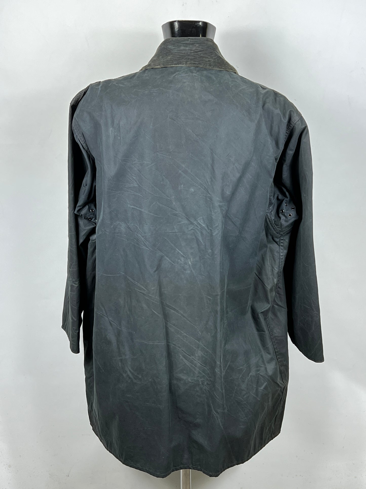 Barbour Uomo Border vintage Blu Cerato C44/112cm Navy Border Coat Large/XL