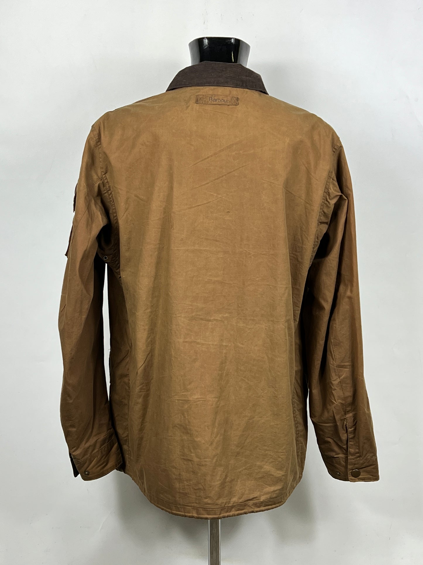 Barbour Giacca Uomo Beige Lowland XXL Man Lowland Wax Beige Jacket Size XXL