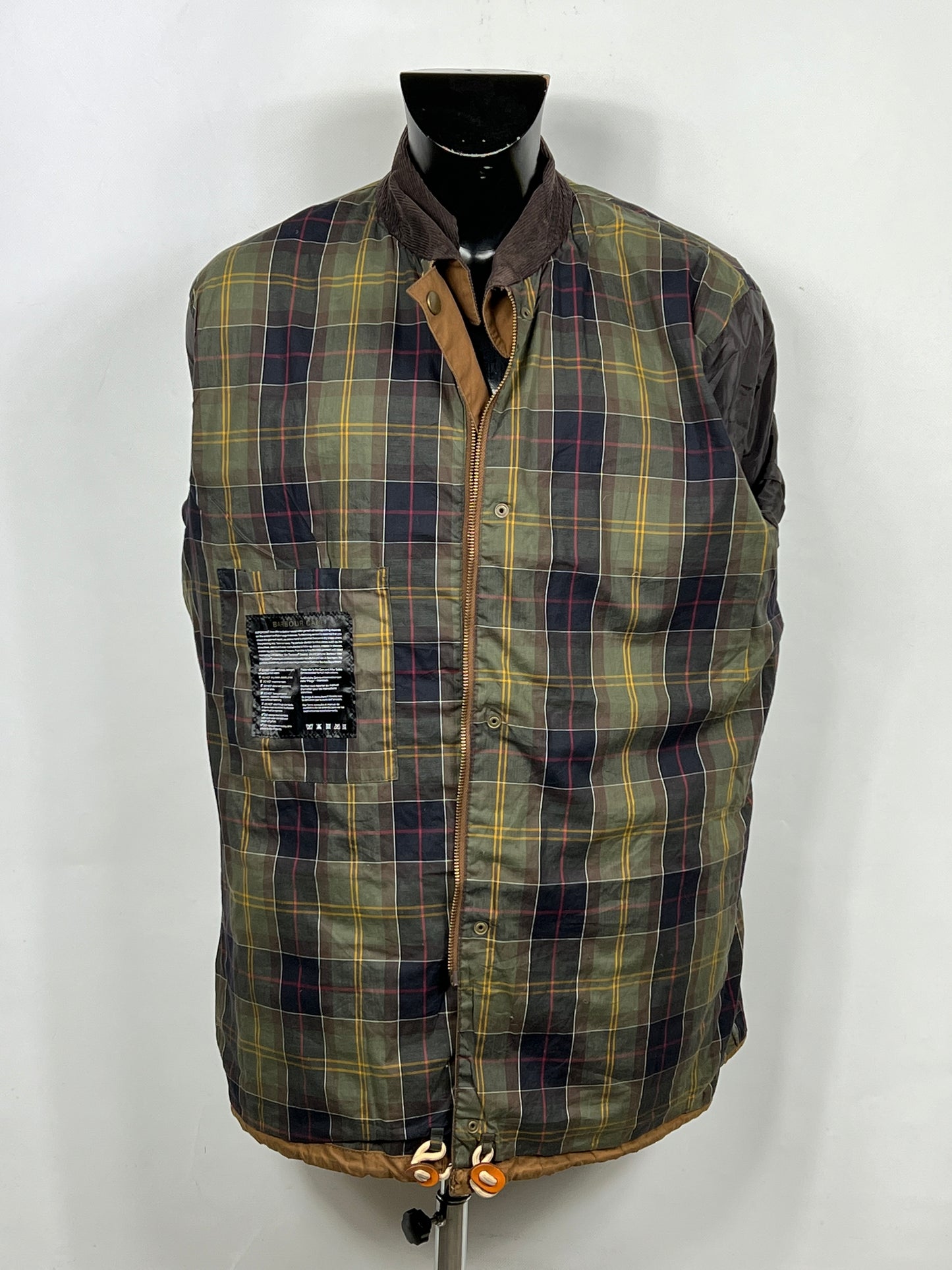 Barbour Giacca Uomo Beige Lowland XXL Man Lowland Wax Beige Jacket Size XXL