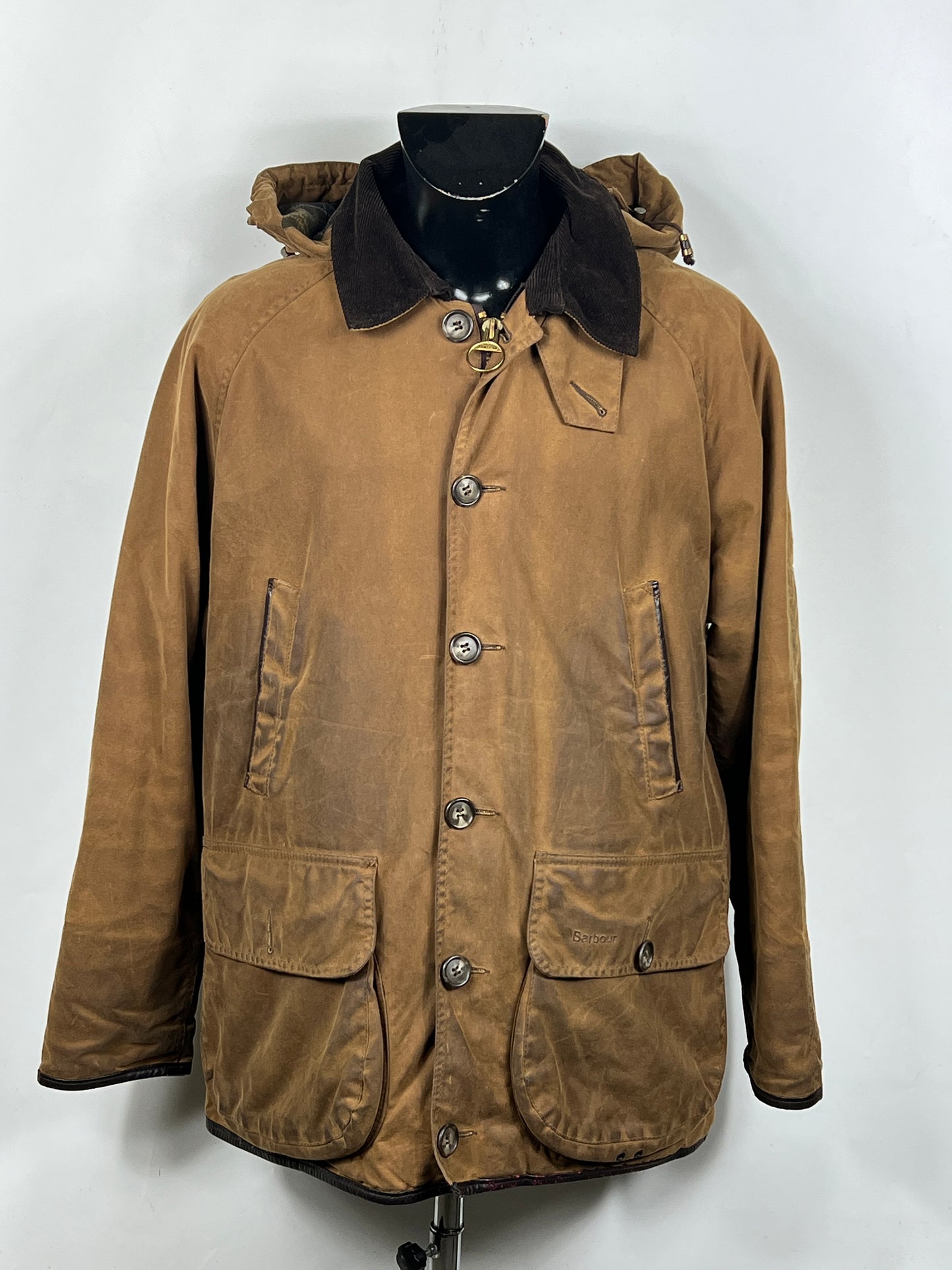 RARA Barbour Giacca Uomo Beauchamp C40/102cm Brown Waxed Beauchamp coat size M