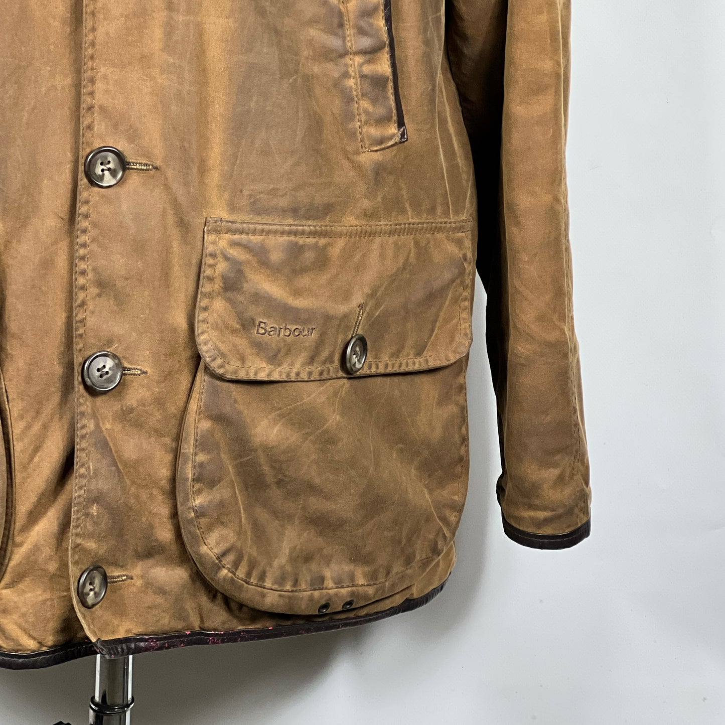 RARA Barbour Giacca Uomo Beauchamp C40/102cm Brown Waxed Beauchamp coat size M