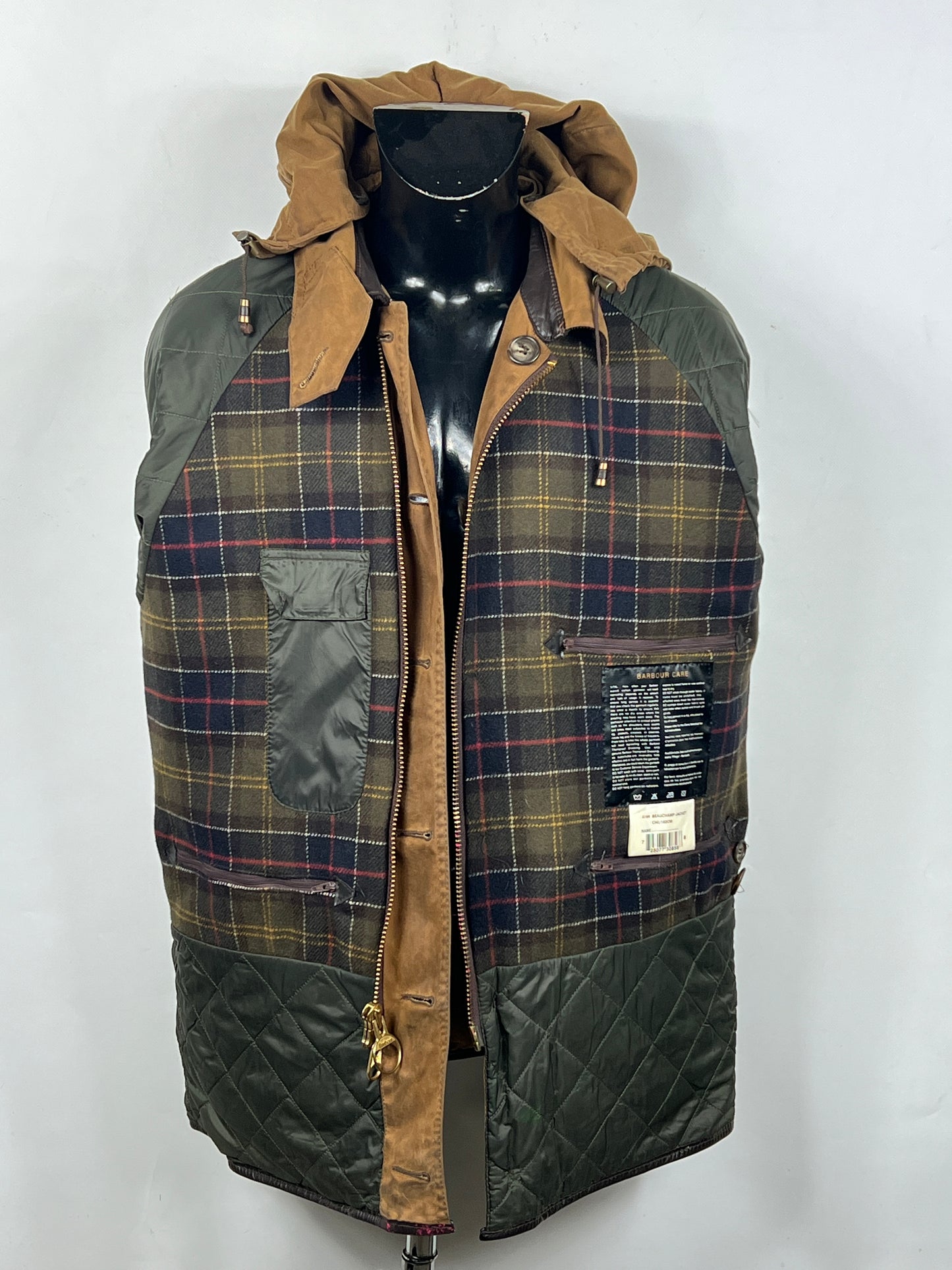 RARA Barbour Giacca Uomo Beauchamp C40/102cm Brown Waxed Beauchamp coat size M