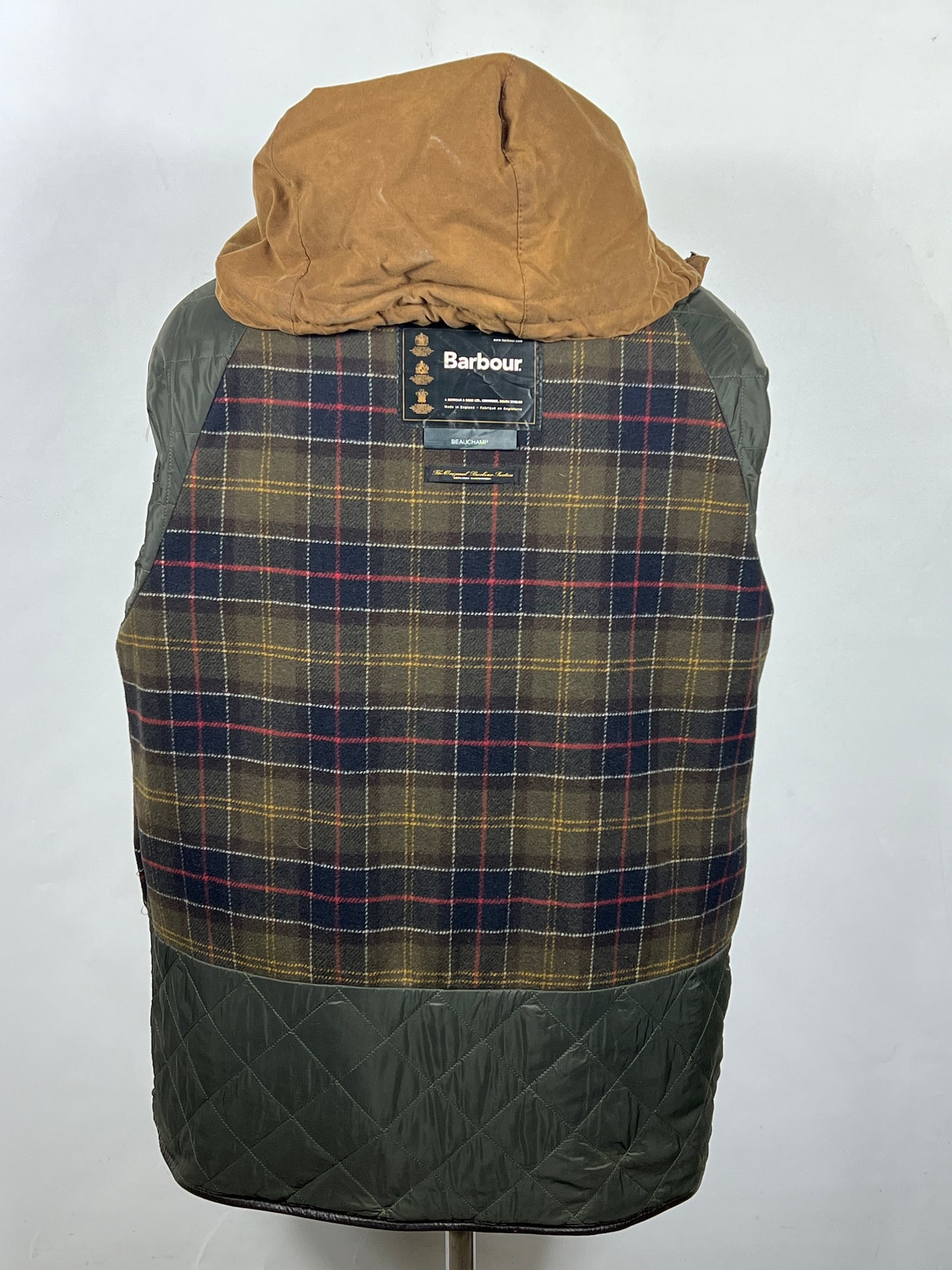 RARA Barbour Giacca Uomo Beauchamp C40/102cm Brown Waxed Beauchamp coat size M
