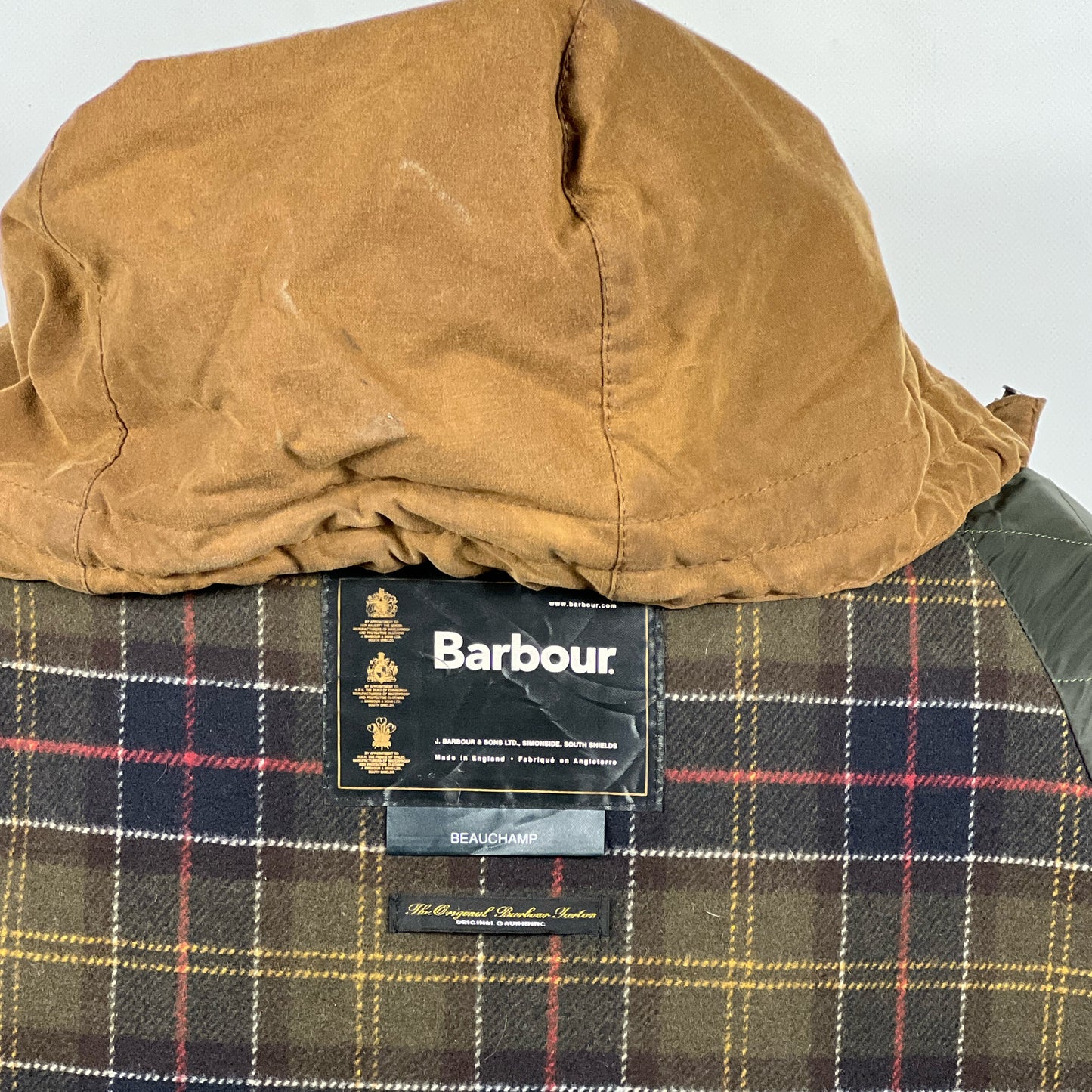 RARA Barbour Giacca Uomo Beauchamp C40/102cm Brown Waxed Beauchamp coat size M