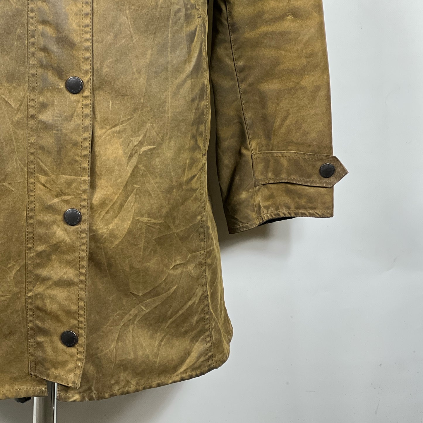 Giacca Barbour donna certo oliva Newmarket UK16 Tg.44- Olive wax winter coat size uk16