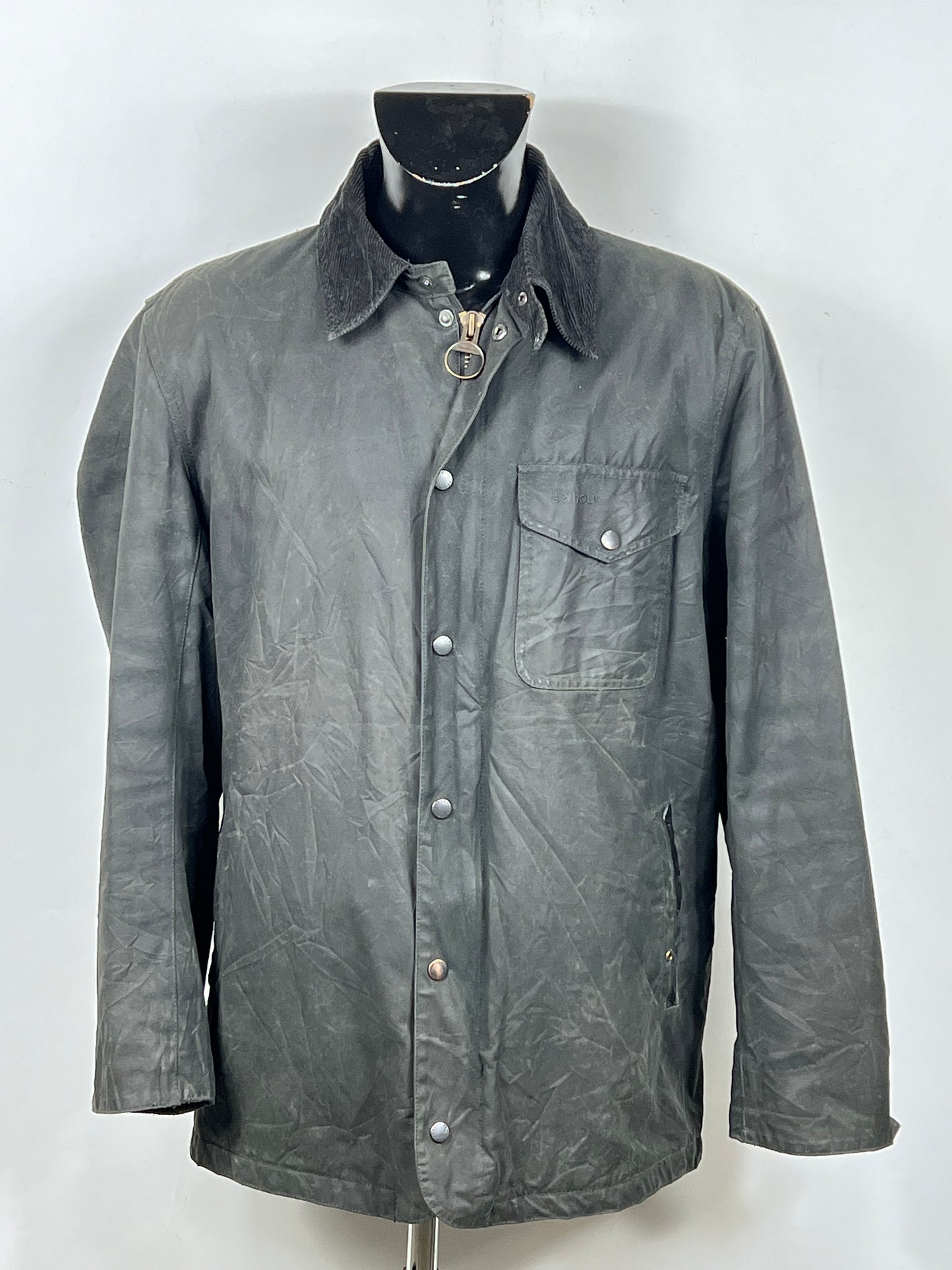 Giacca Barbour nera uomo corta cerata XL - Man Black Wax Middleburn Jacket size XL