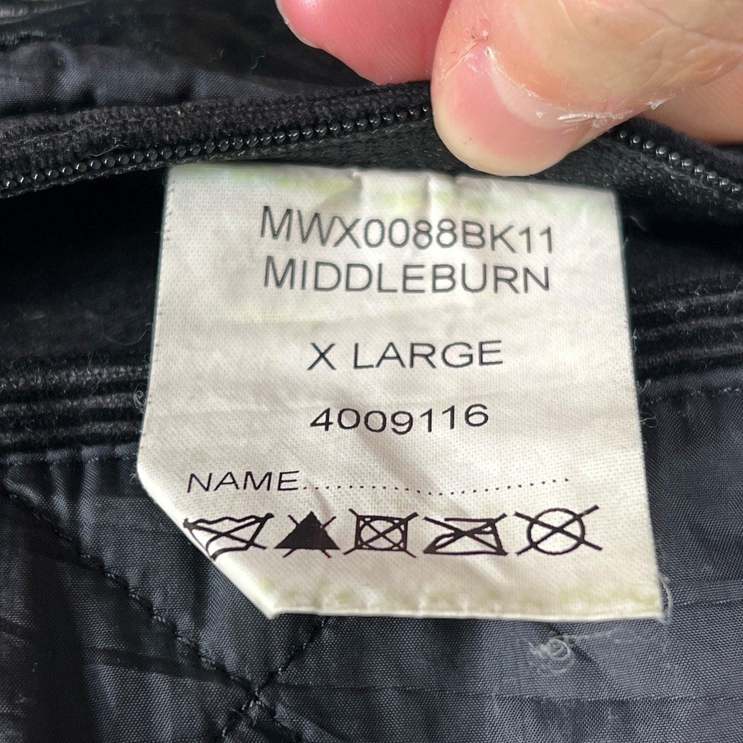 Giacca Barbour nera uomo corta cerata XL - Man Black Wax Middleburn Jacket size XL