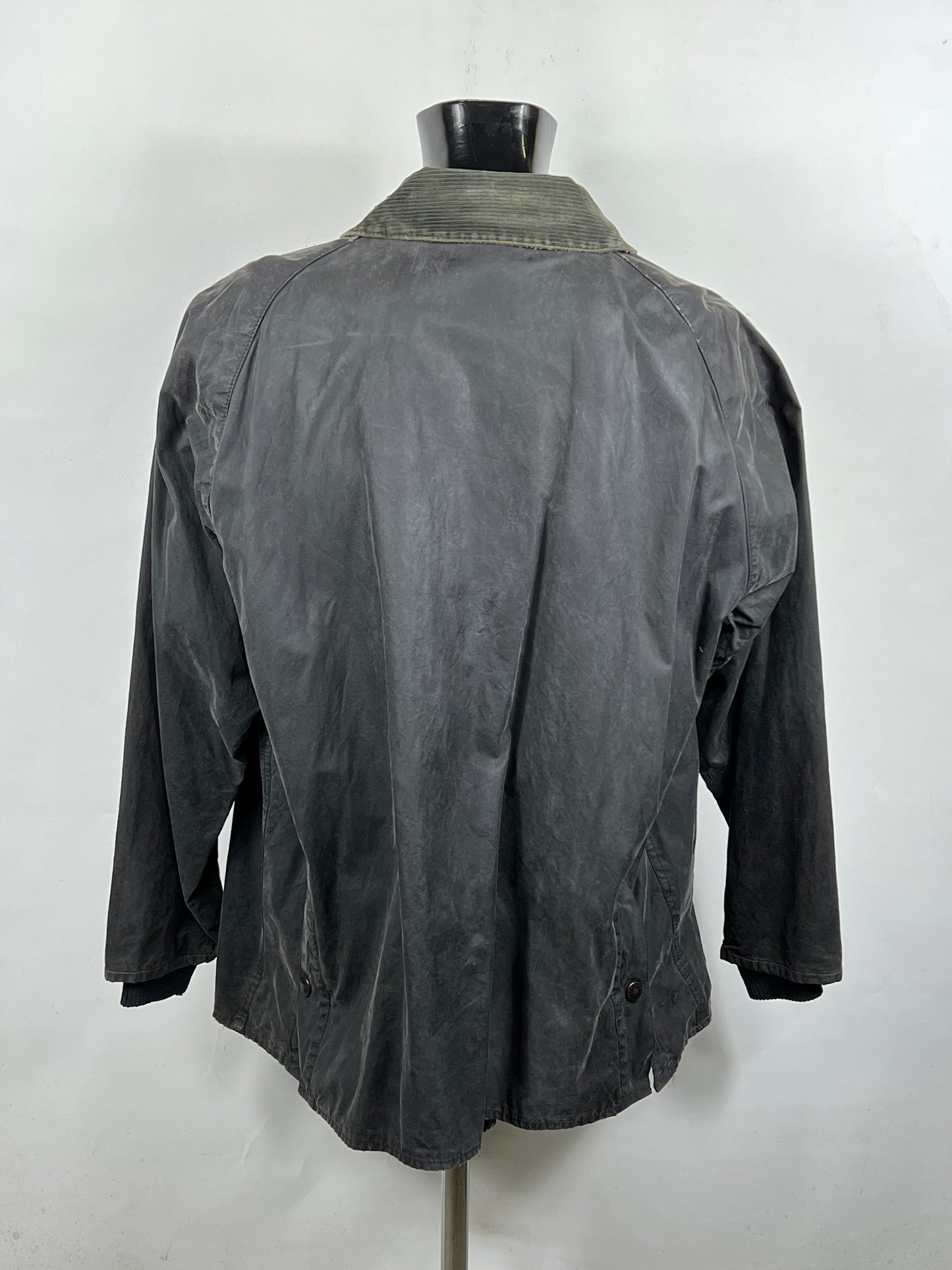 Barbour Bedale Uomo Vintage Blu C48/122cm Man Bedale waxed Navy jacket Size XL