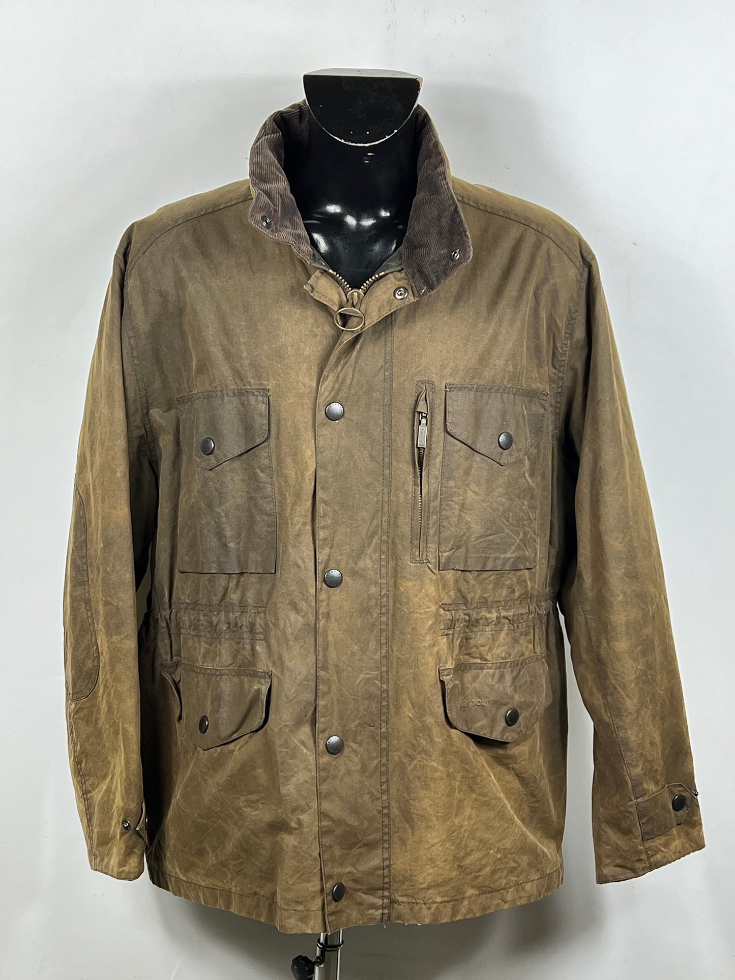 Barbour Giacca uomo oliva Sapper Jacket XXL Man Olive Waxed Sapper Jacket Size 2xl