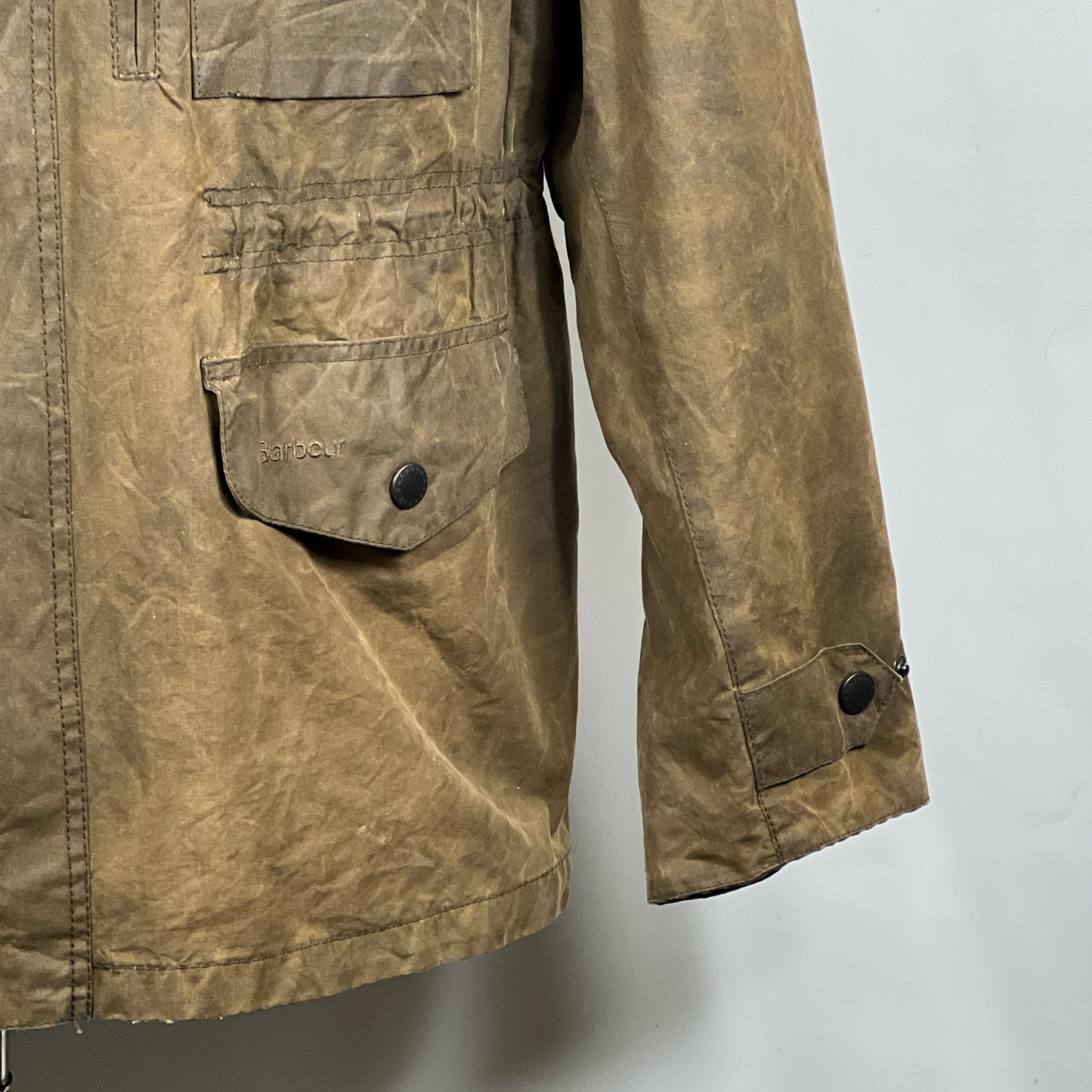 Barbour Giacca uomo oliva Sapper Jacket XXL Man Olive Waxed Sapper Jacket Size 2xl