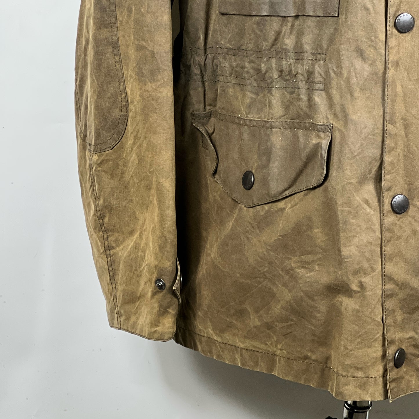 Barbour Giacca uomo oliva Sapper Jacket XXL Man Olive Waxed Sapper Jacket Size 2xl