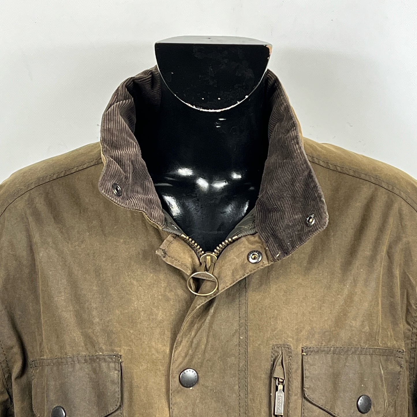 Barbour Giacca uomo oliva Sapper Jacket XXL Man Olive Waxed Sapper Jacket Size 2xl
