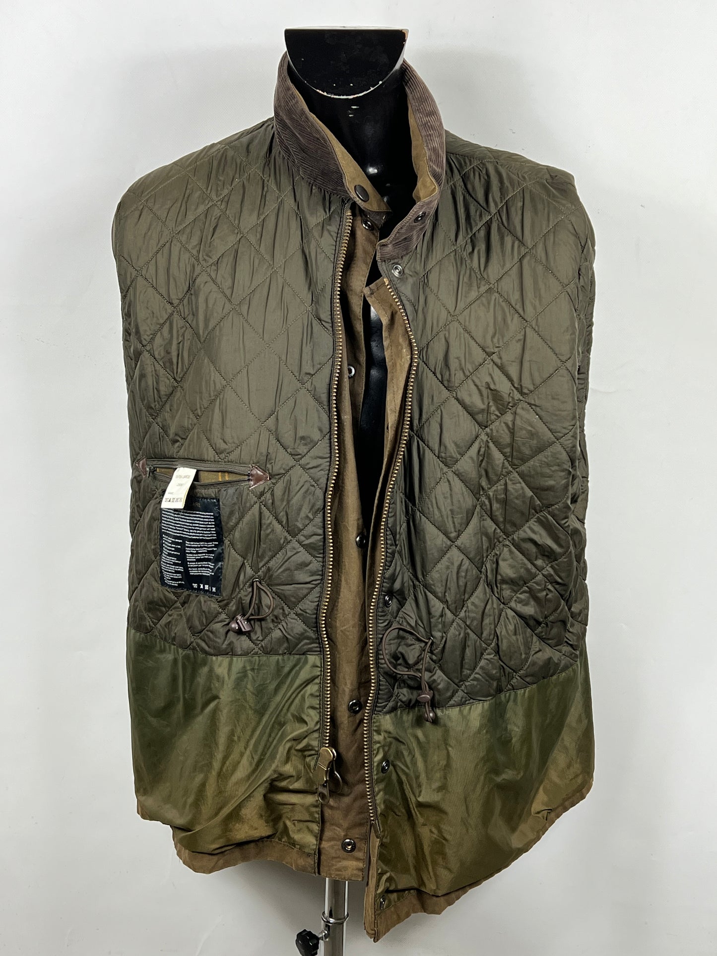 Barbour Giacca uomo oliva Sapper Jacket XXL Man Olive Waxed Sapper Jacket Size 2xl
