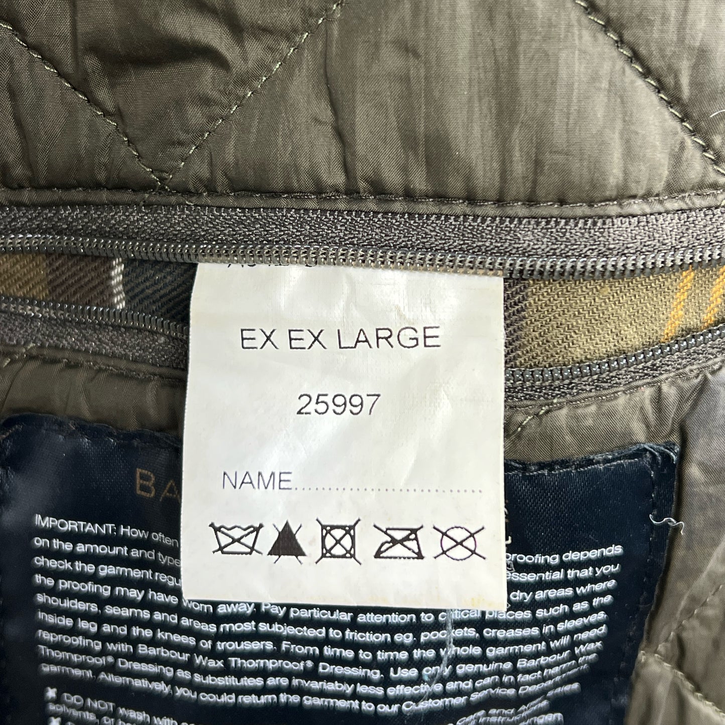 Barbour Giacca uomo oliva Sapper Jacket XXL Man Olive Waxed Sapper Jacket Size 2xl