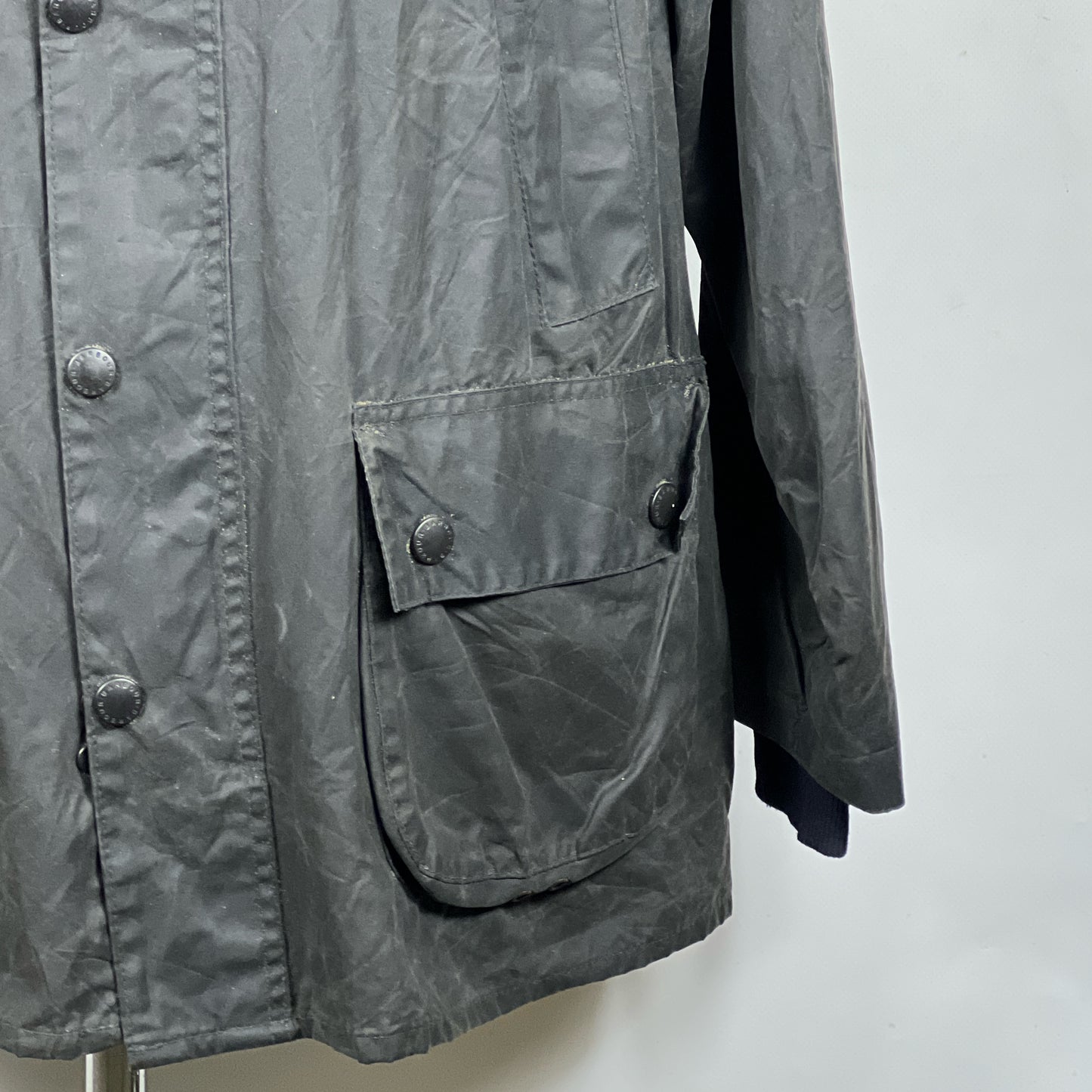 Giacca Barbour Blu scuro Bedale C44/112 cm Navy Vintage Bedale wax jacket c44 Large