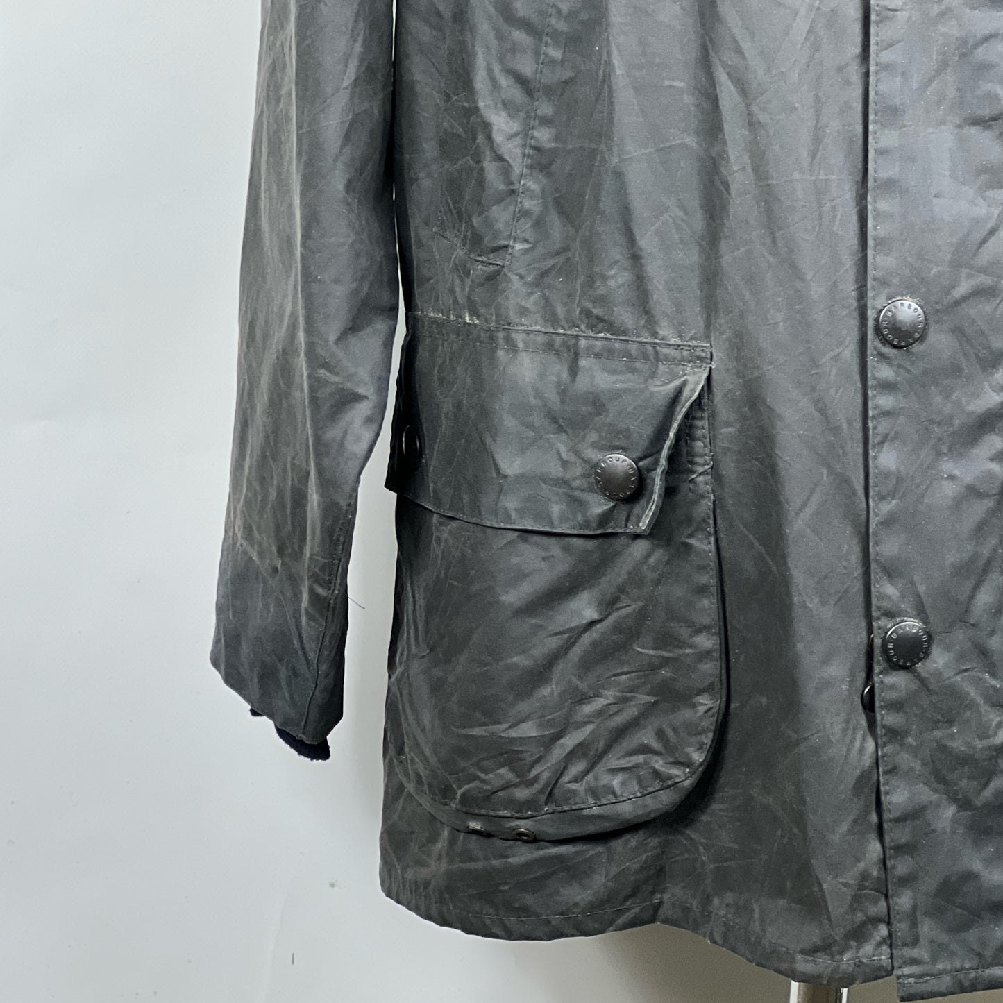 Giacca Barbour Blu scuro Bedale C44/112 cm Navy Vintage Bedale wax jacket c44 Large