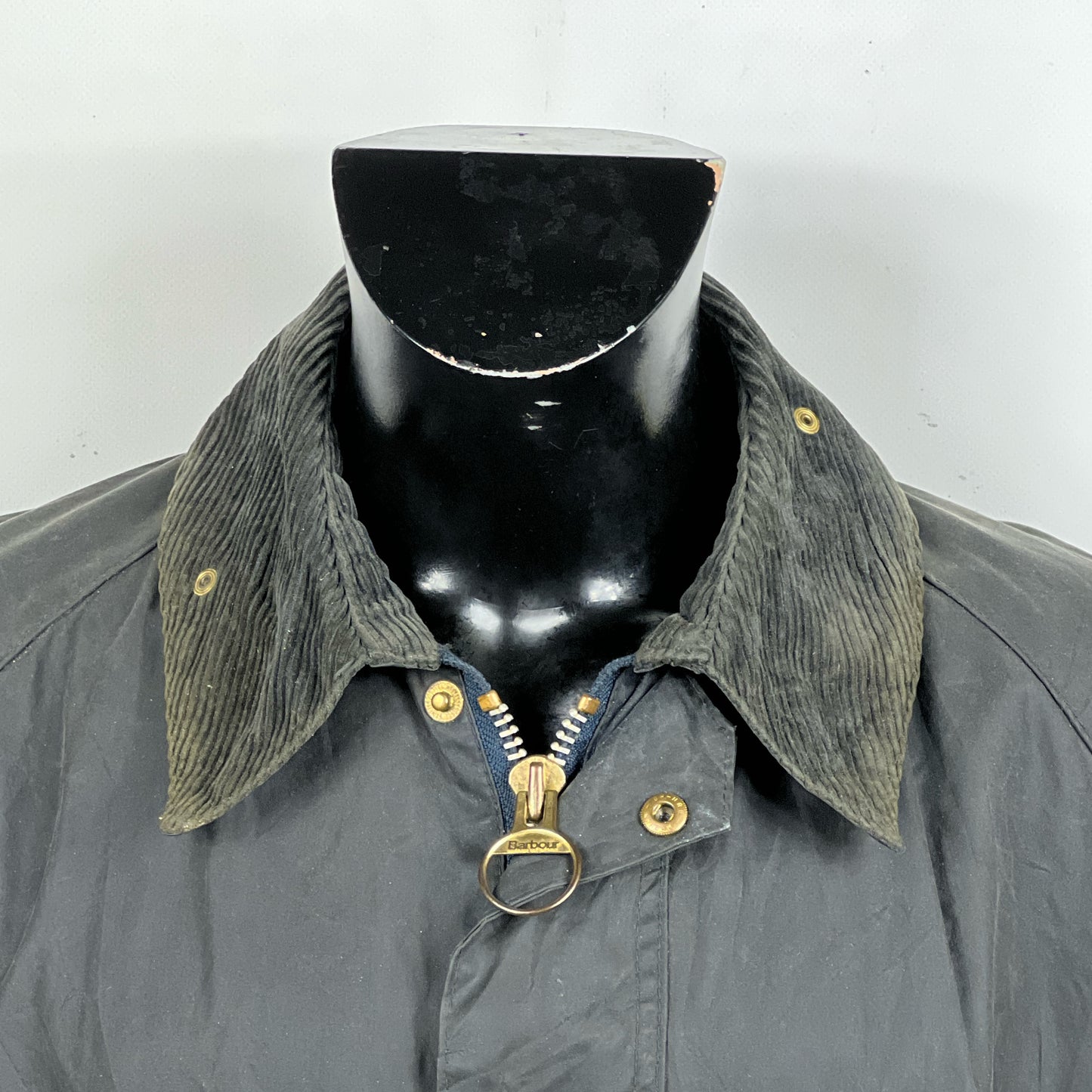 Giacca Barbour Blu scuro Bedale C44/112 cm Navy Vintage Bedale wax jacket c44 Large