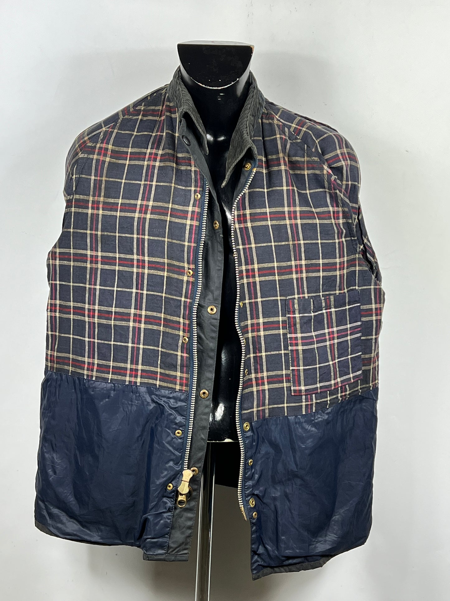 Giacca Barbour Blu scuro Bedale C44/112 cm Navy Vintage Bedale wax jacket c44 Large