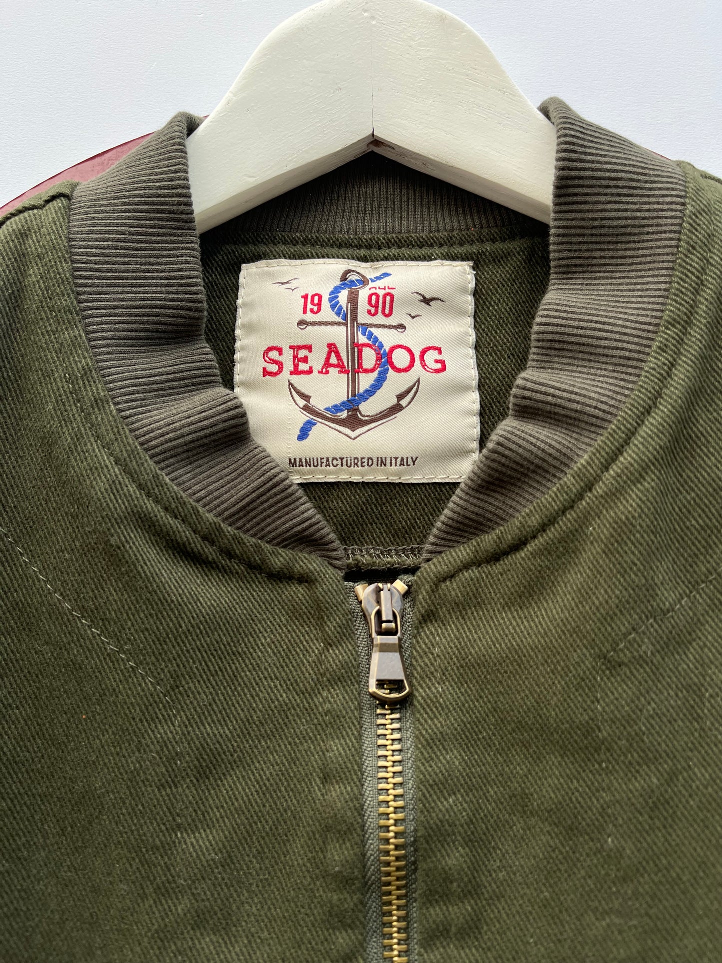 Gilet in cotone verde by Seadog 1990