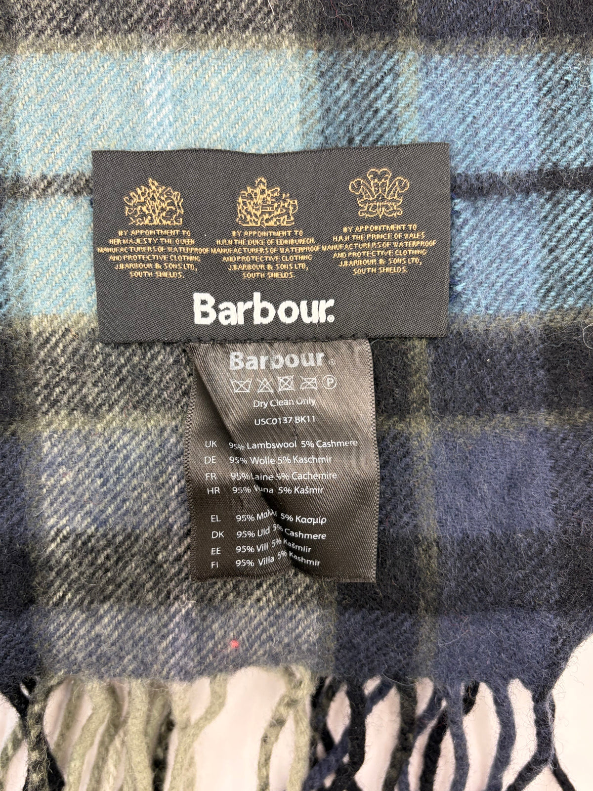 Sciarpa Barbour in lana