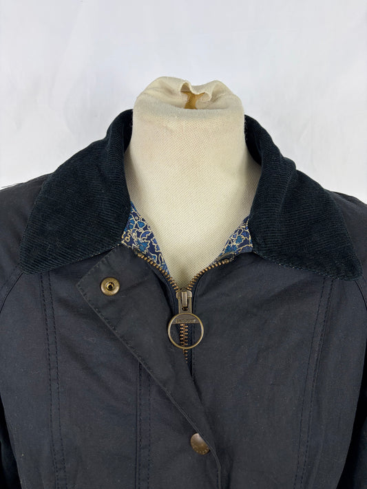 Giacca Barbour Liberty Beadnell blu UK8 Xsmall- Navy Liberty Beadnell Jacket UK8 tg. 38 - Shop In London