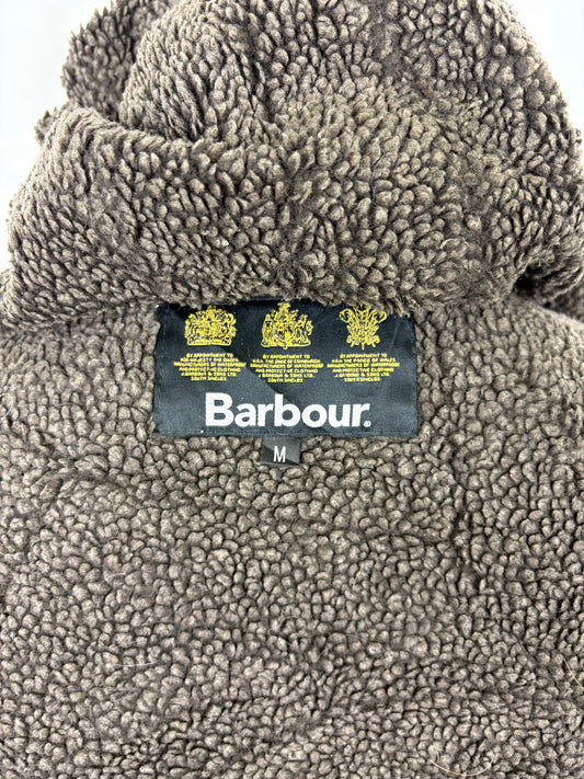 Parka Barbour uomo Blu Oakum cerato Medium - Navy Man Oakum wax jacket with hood size Medium