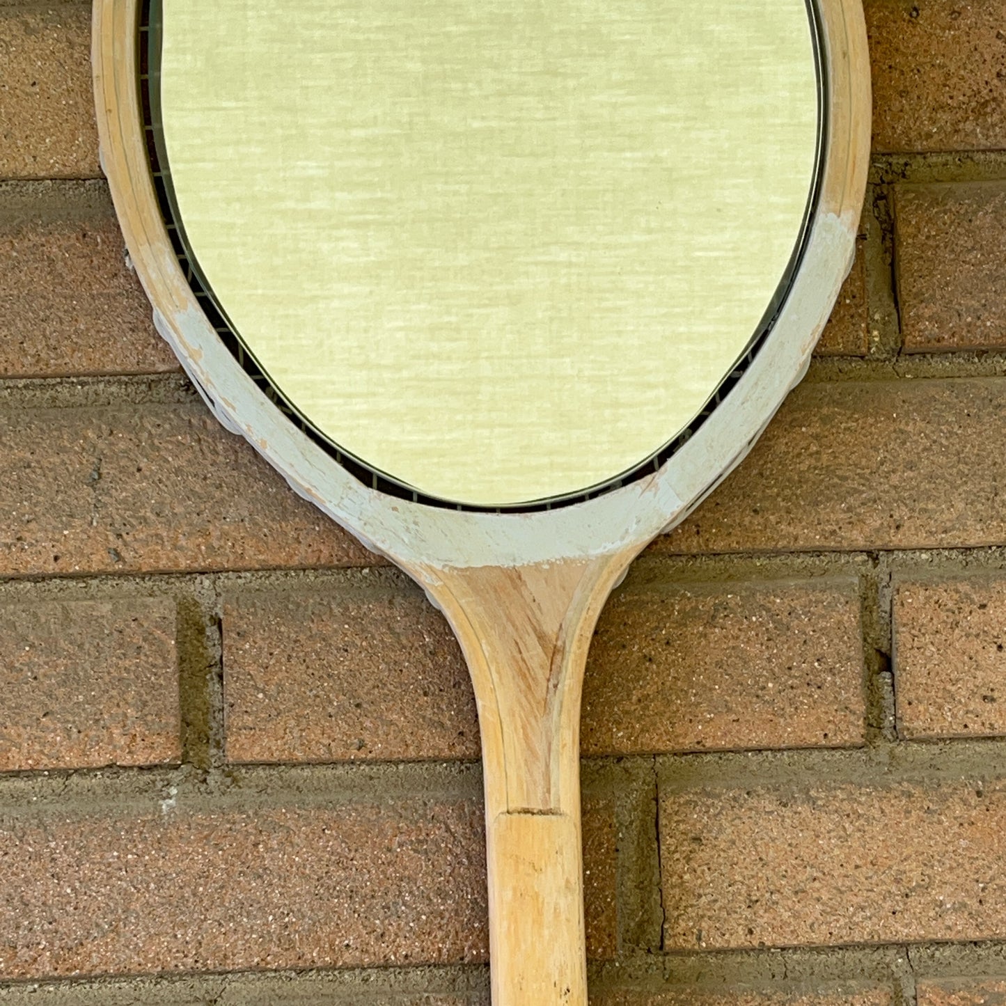 Racchetta da Tennis Vintage in Legno con Specchio- Vintage Mirror wood Racket