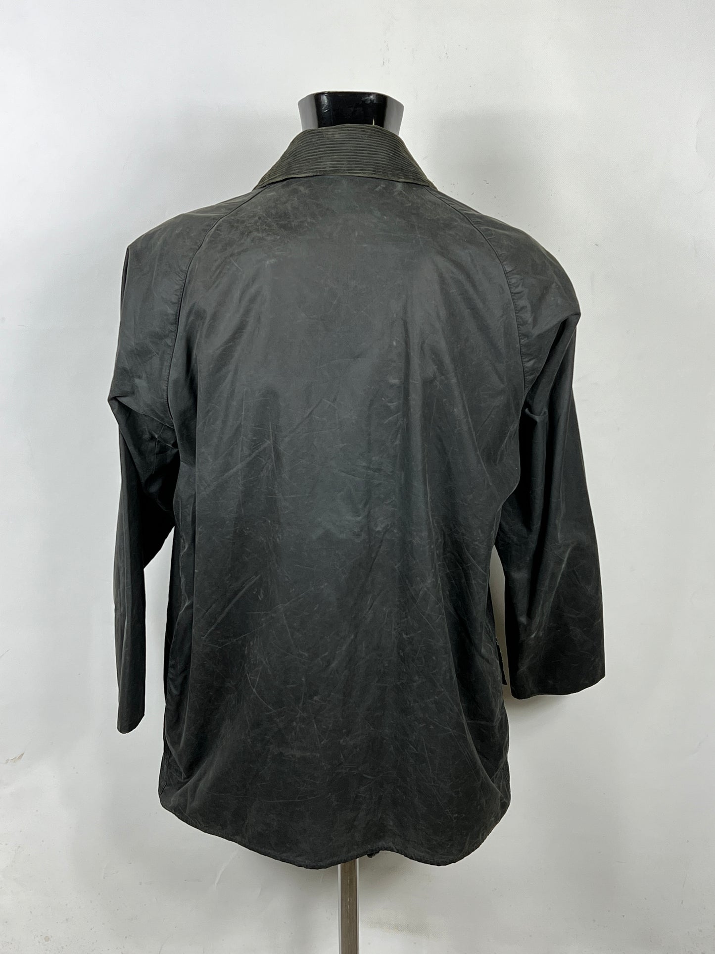 Barbour Giacca Beaufort blu C40/102 cm -Navy waxed Beaufort Jacket Size Medium