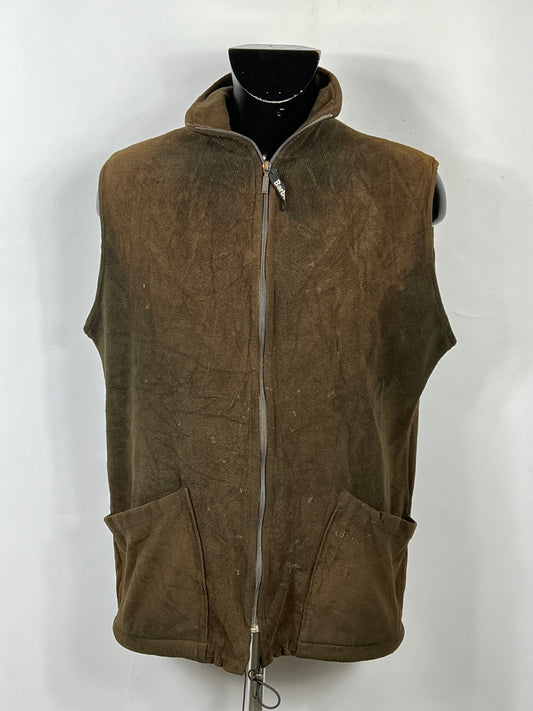 Gilet Uomo Barbour Polar pile marrone Large - Man Brown Polar Fleece Vest size L