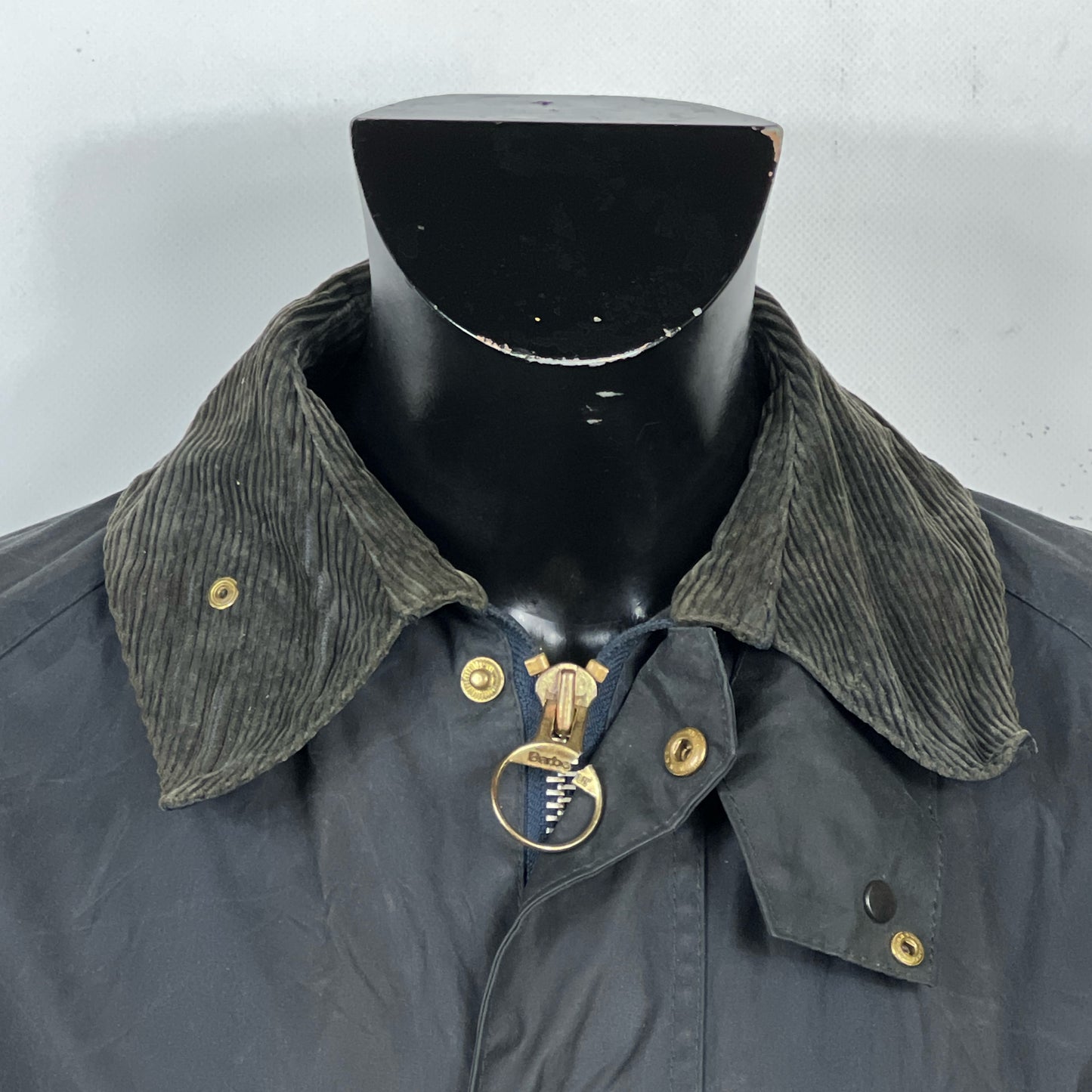 Barbour Vintage Giacca Bedale Blu C42/107 CM - Navy Bedale wax man jacket Large