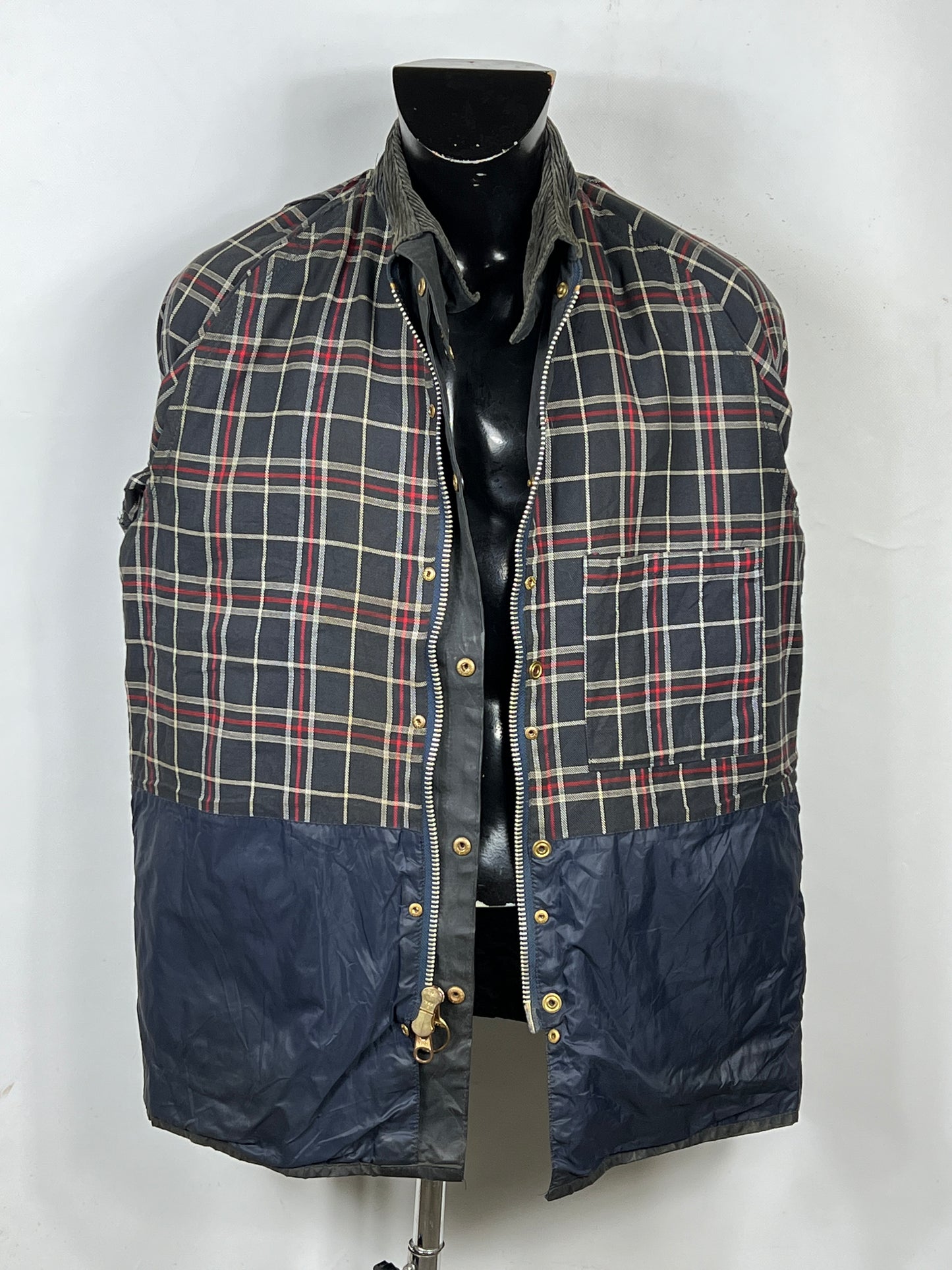 Barbour Vintage Giacca Bedale Blu C42/107 CM - Navy Bedale wax man jacket Large